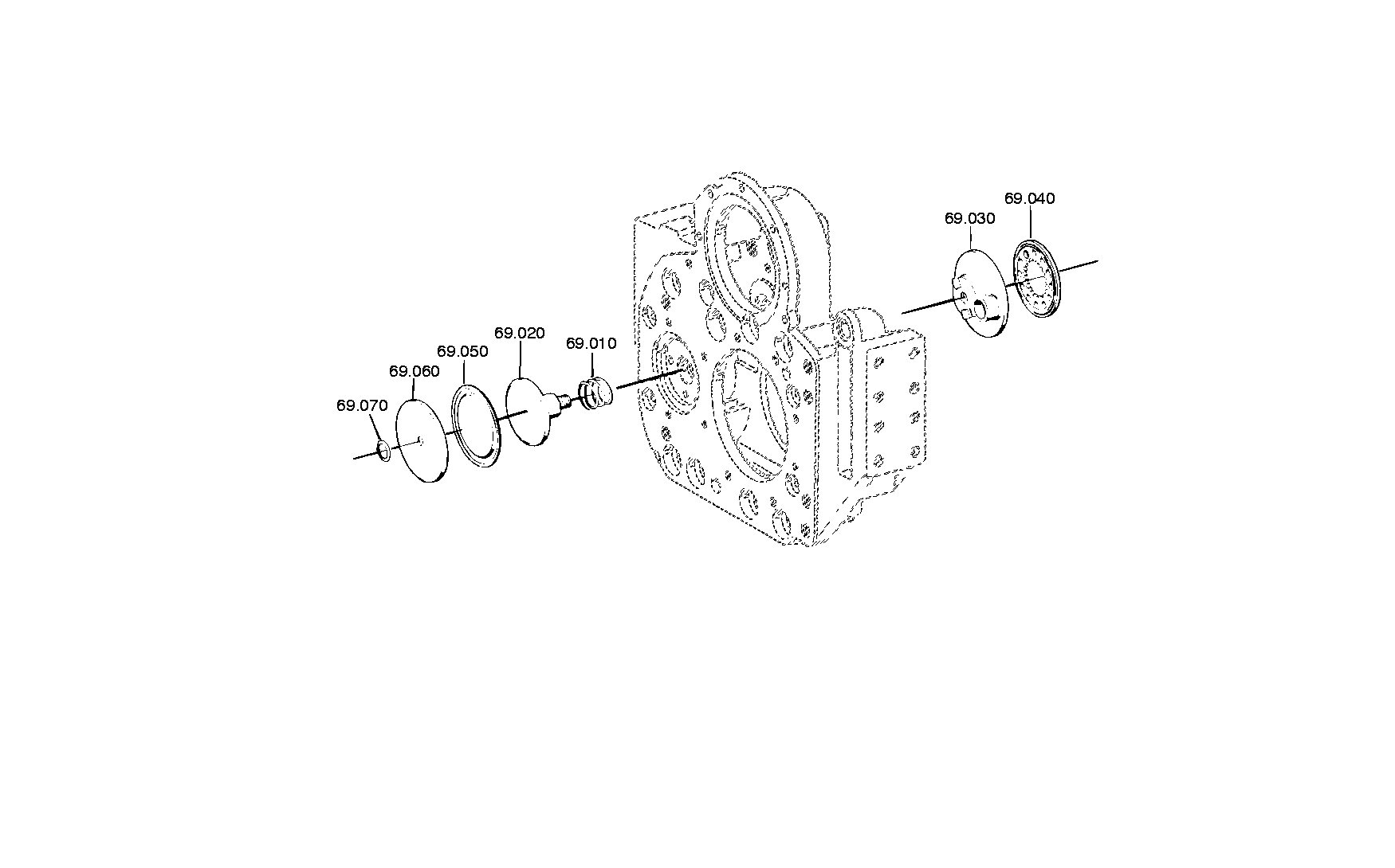 drawing for IVECO 5000824064 - DIAPHRAGM