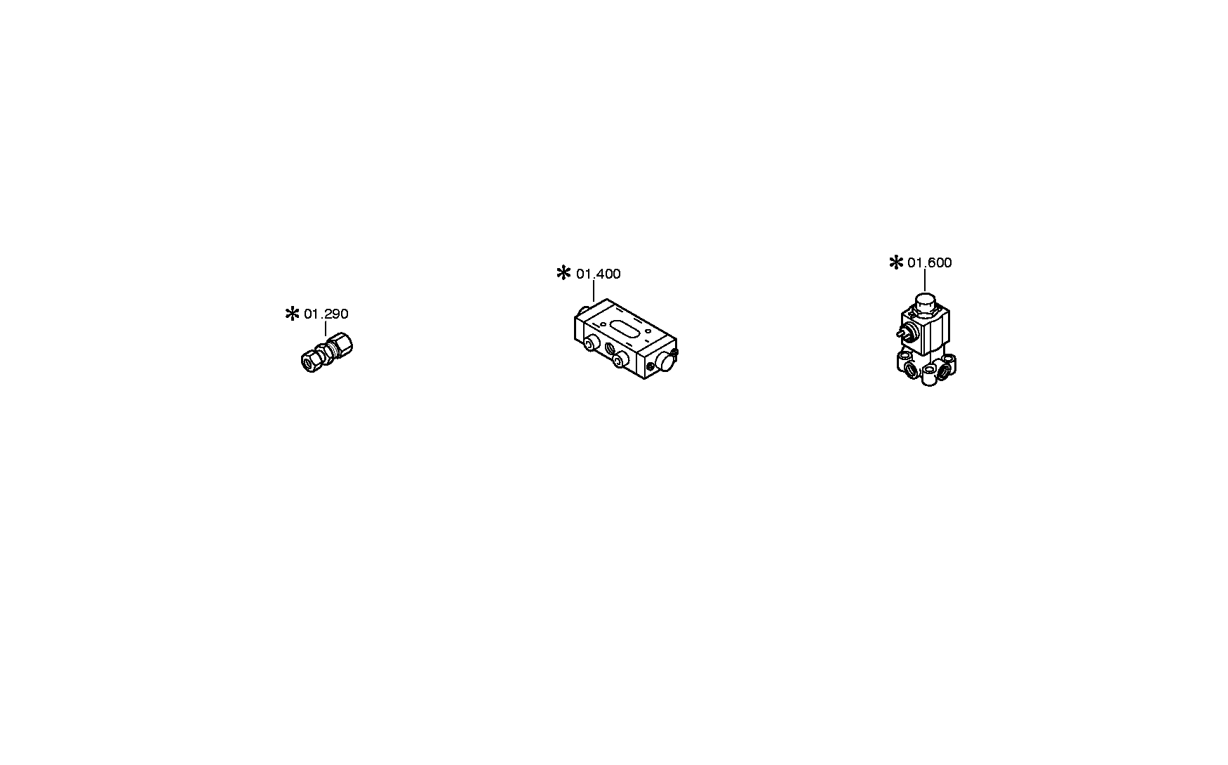 drawing for DAF 1329122 - VALVE