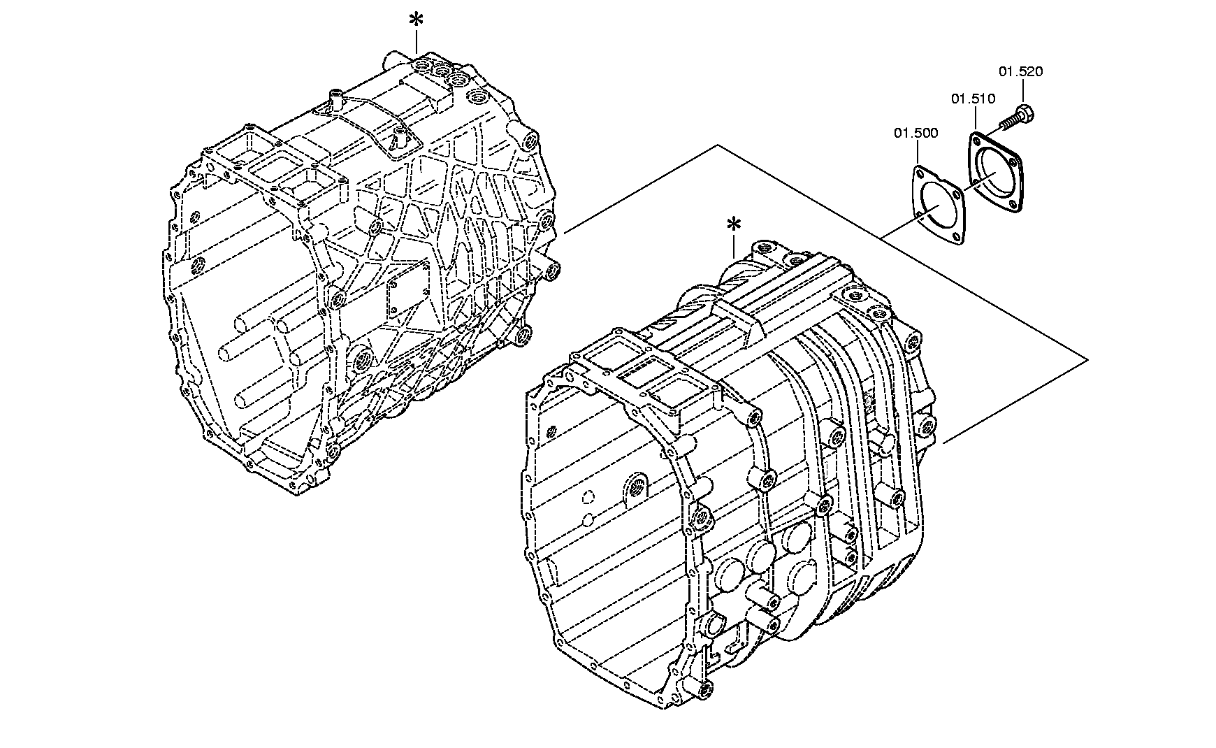 drawing for DAF 1856703 - SYNCHRO.RING