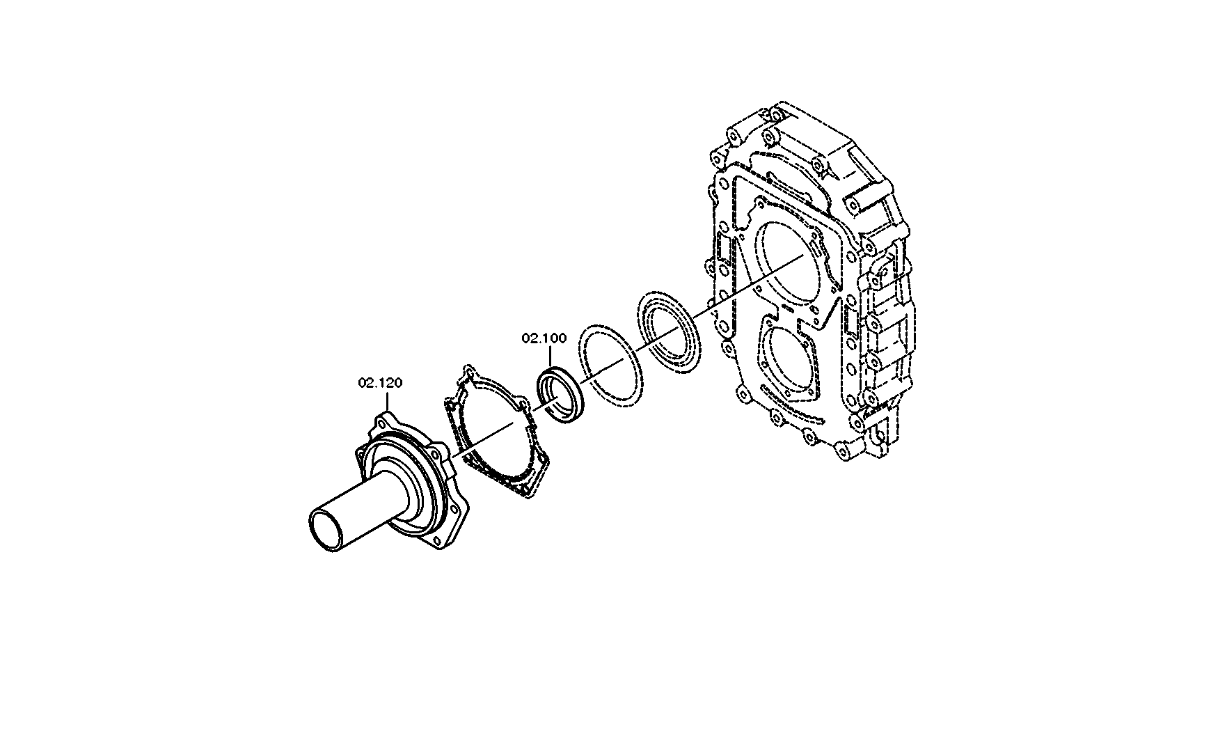 drawing for DAF 1700052 - GASKET