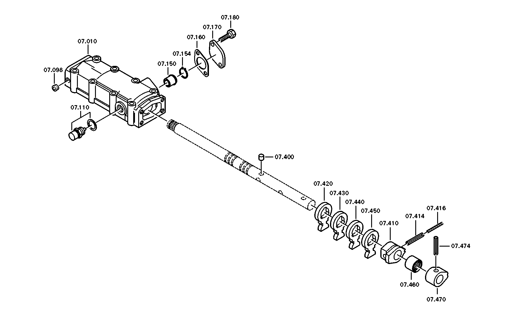 drawing for DAIMLER AG A0002650241 - DETENT PLUNGER