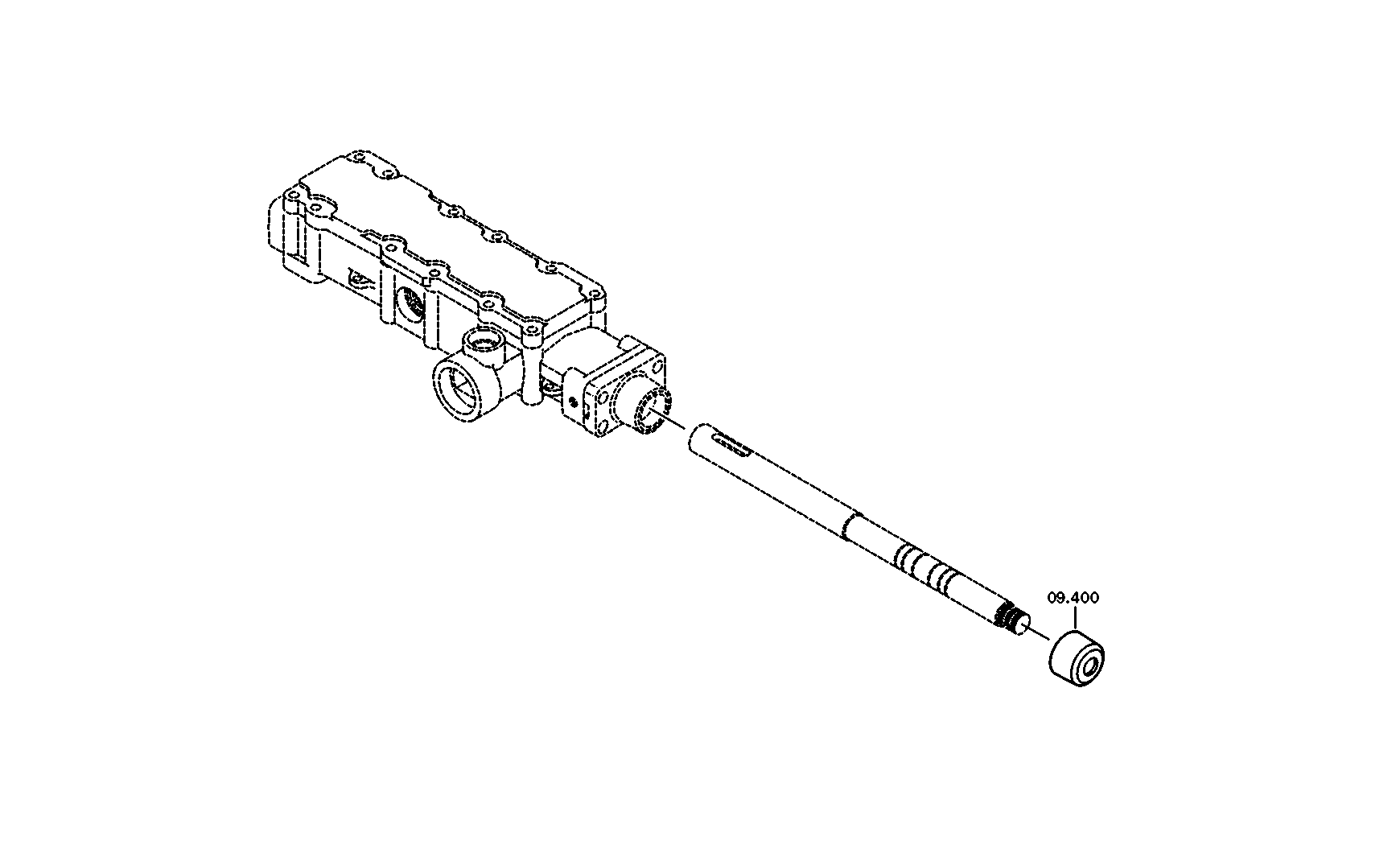 drawing for DAIMLER AG A0002655001 - GEAR SHIFT FORK