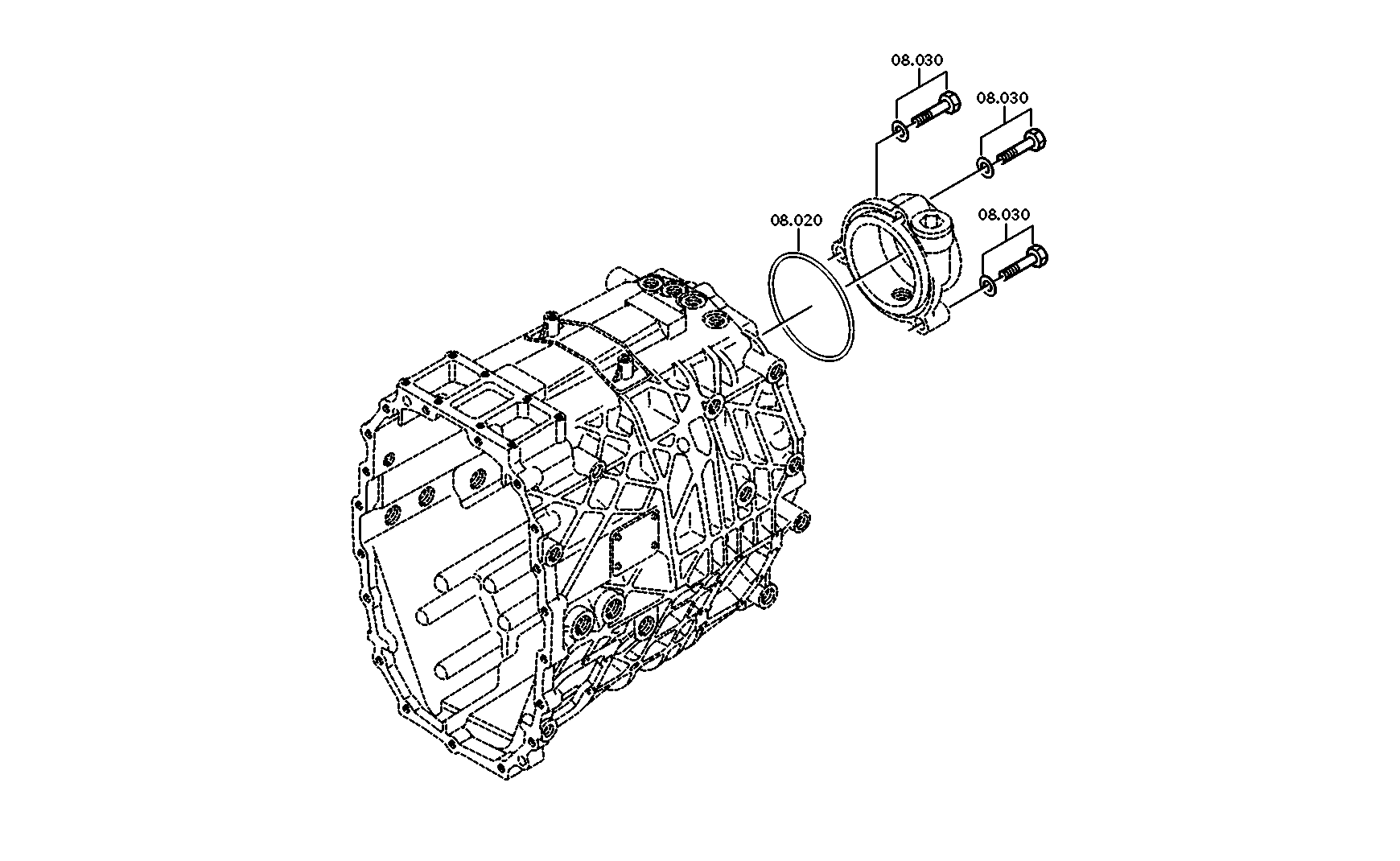 drawing for DAF 1917956 - CLUTCH ACTUATOR