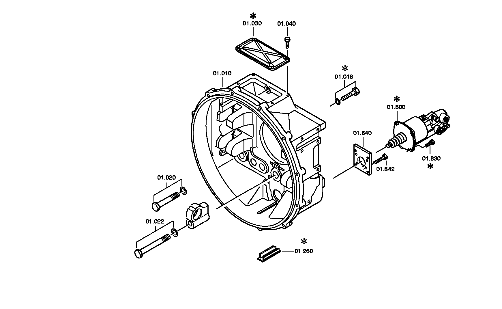 drawing for FORCE MOTORS LTD 64.30550-0001 - RELEASE DEVICE