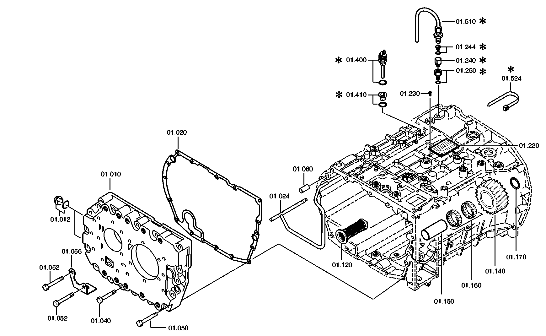 drawing for DAIMLER AG A0002640351 - SEALING RING