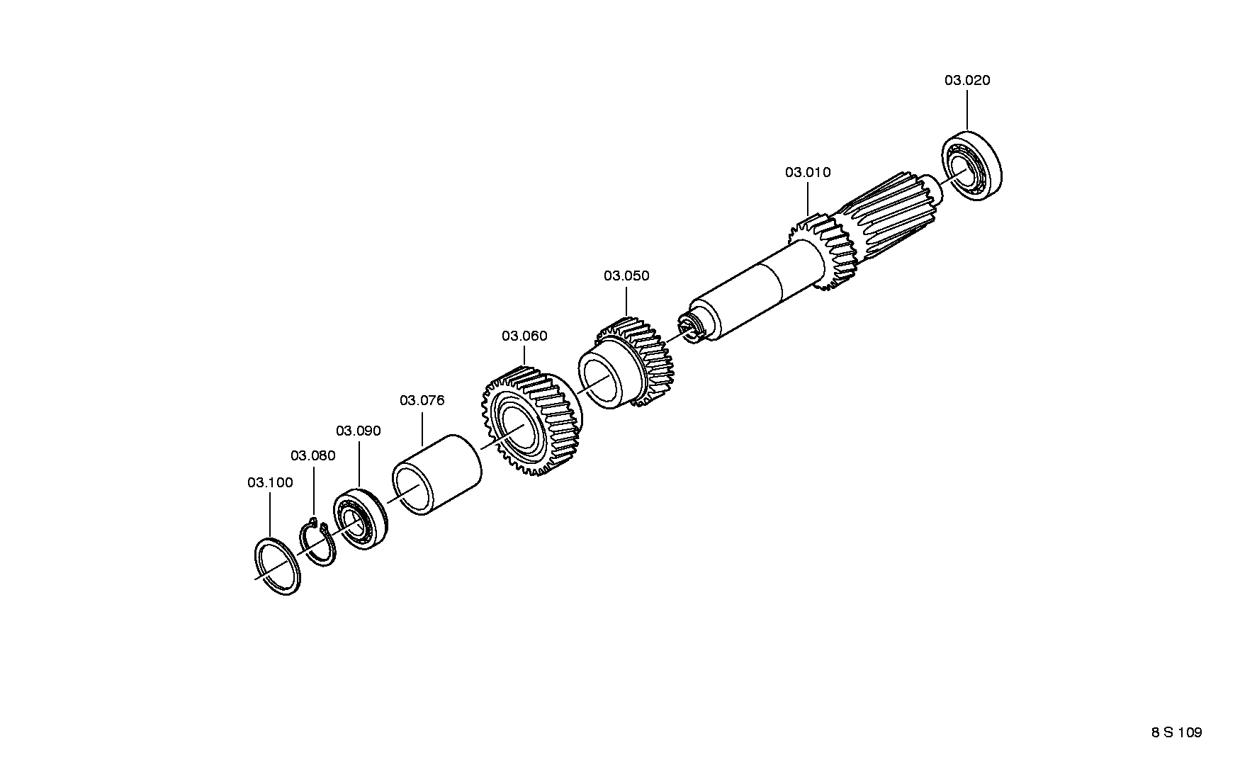 drawing for DAF 1527393 - TAPERED ROLLER BEARING