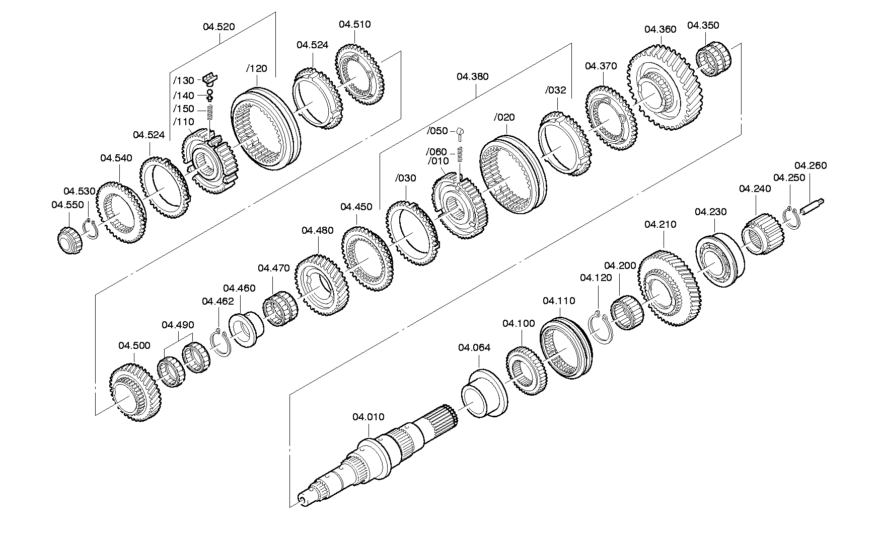 drawing for DAF BUS 1829319 - NEEDLE CAGE