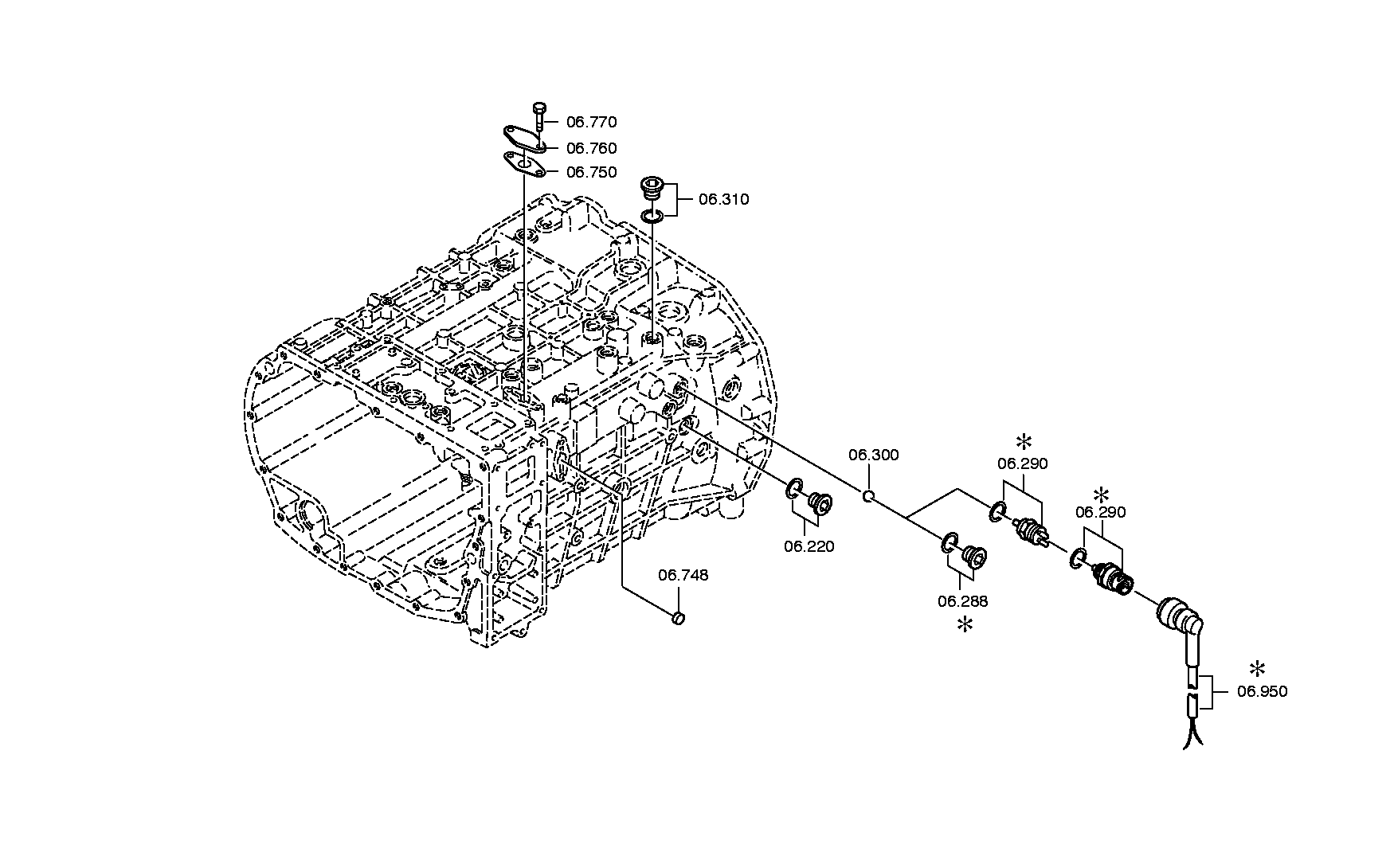 drawing for NISSAN MOTOR CO. 25911-9X400 - SWITCH