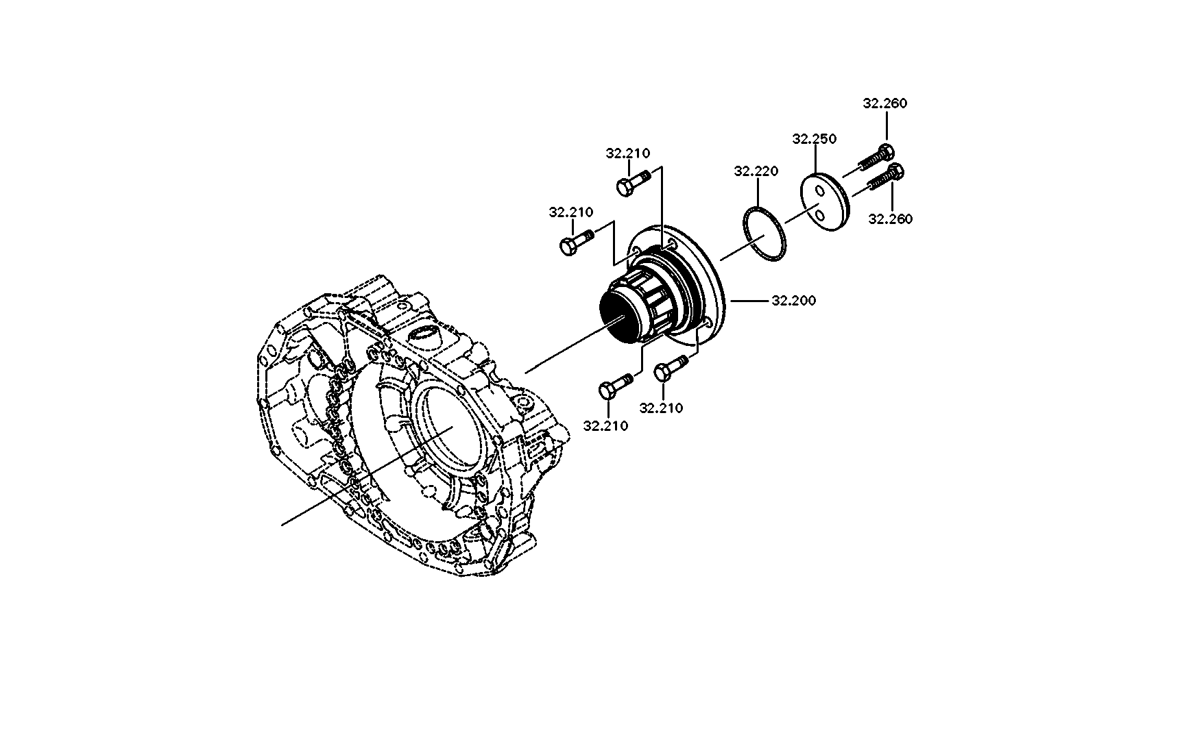 drawing for DAF 1924068 - PLANET GEAR SET