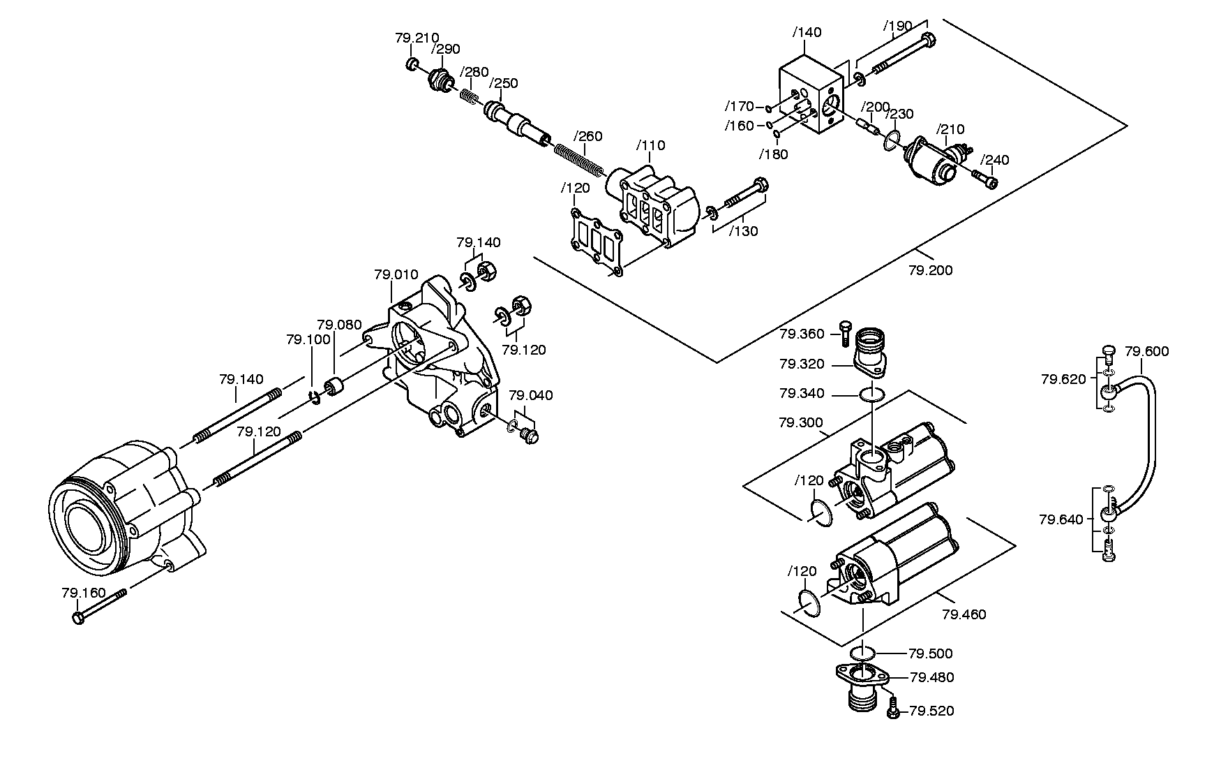 drawing for DAF 1197945 - VALVE