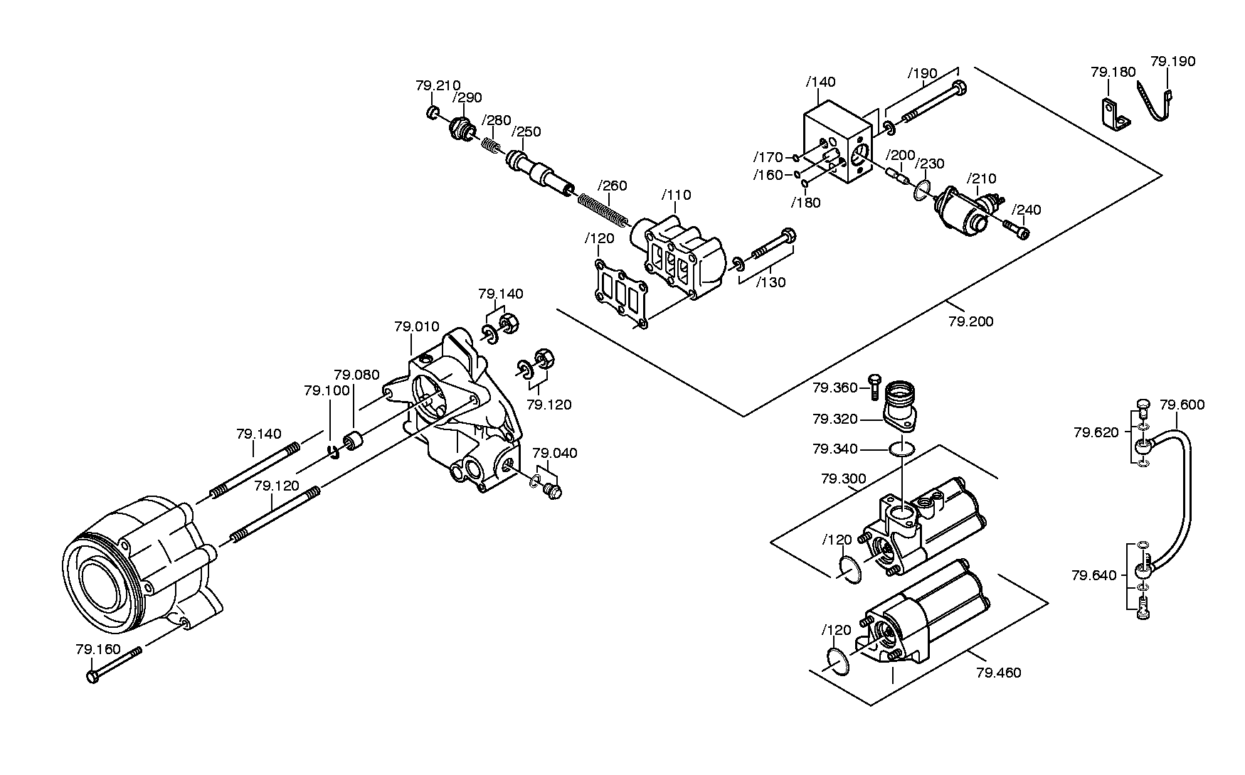 drawing for DAF 1197945 - VALVE