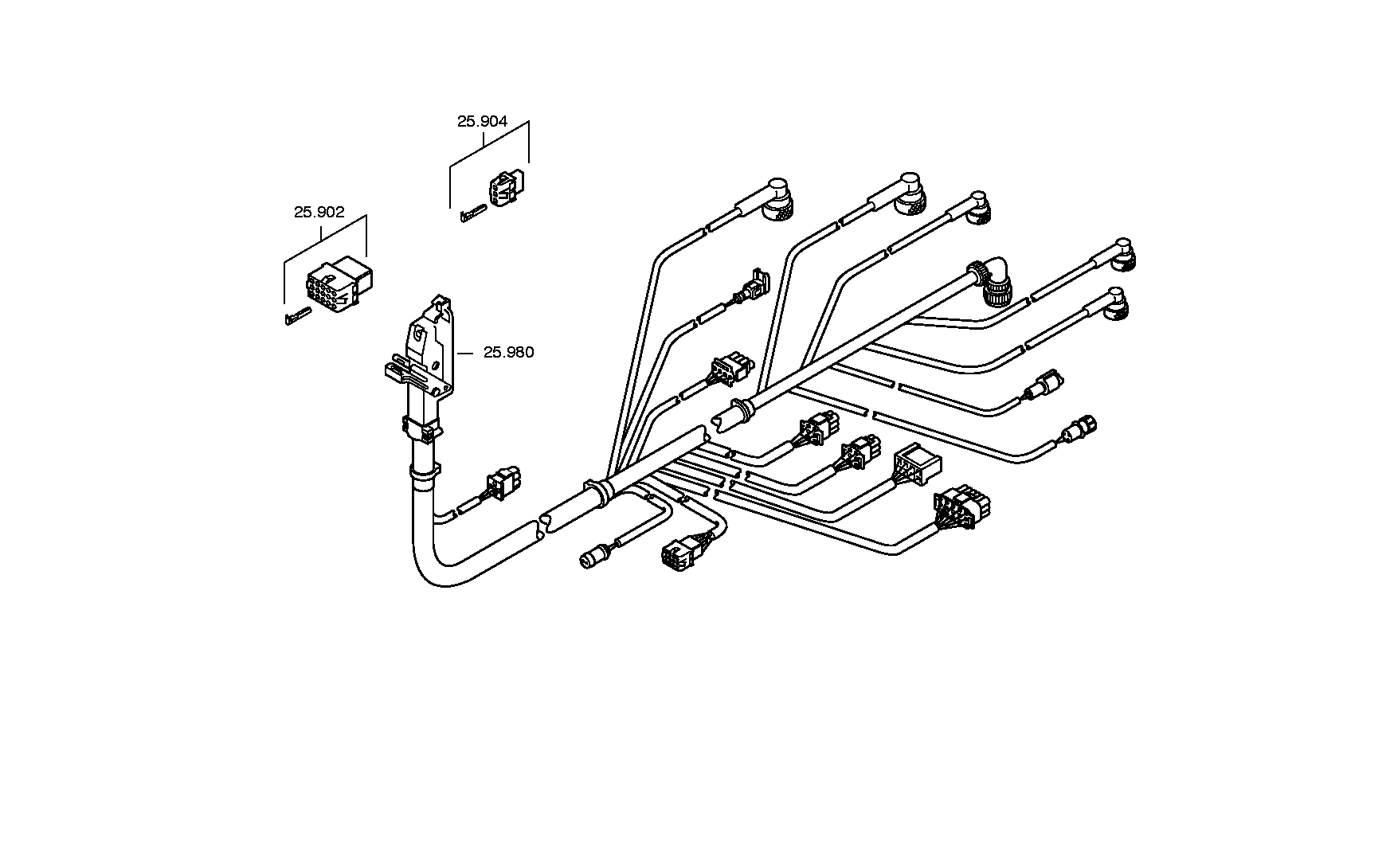 drawing for ZF Countries 000,630,2227 - PLUG KIT