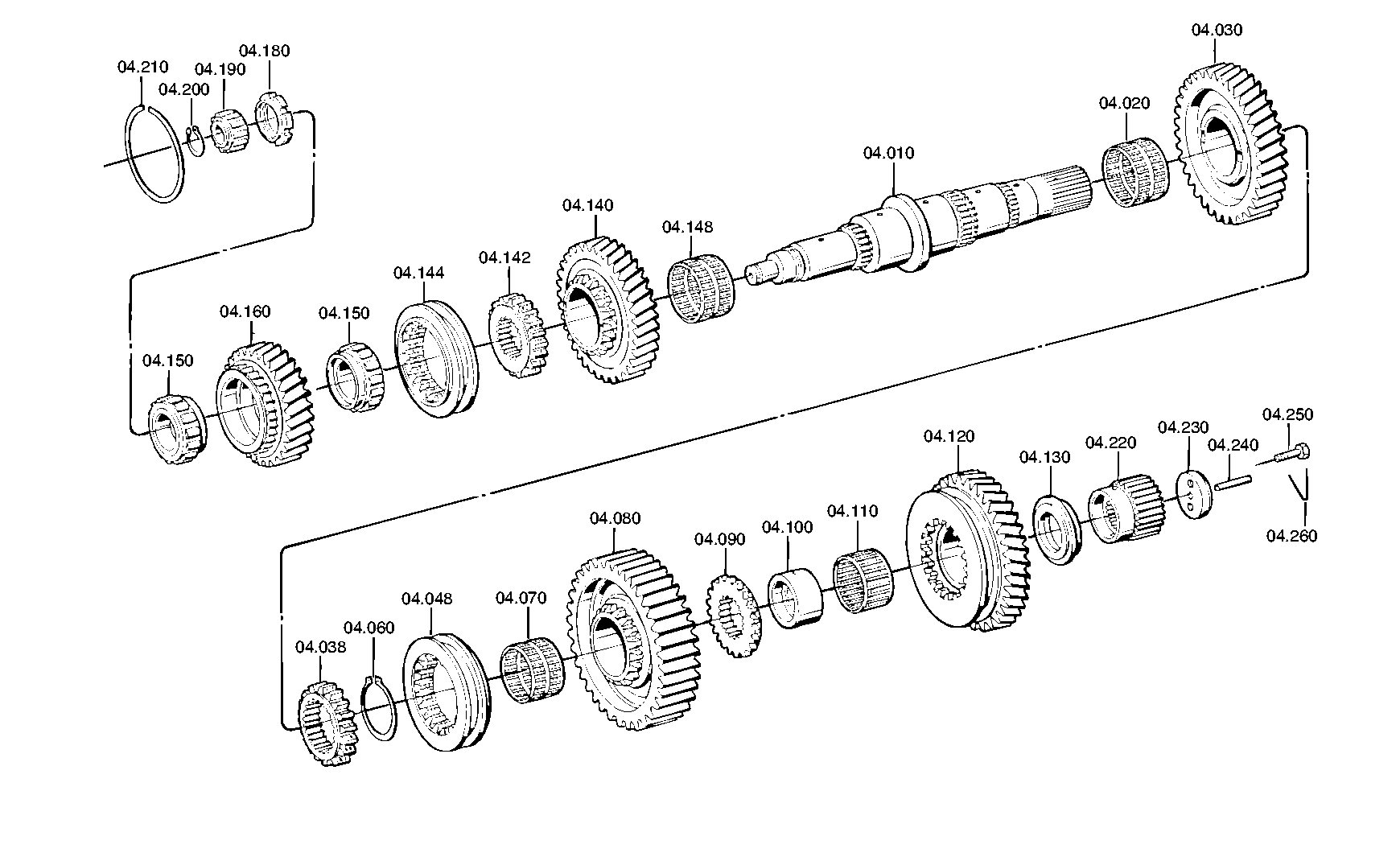 drawing for IVECO 194482 - NEEDLE CAGE