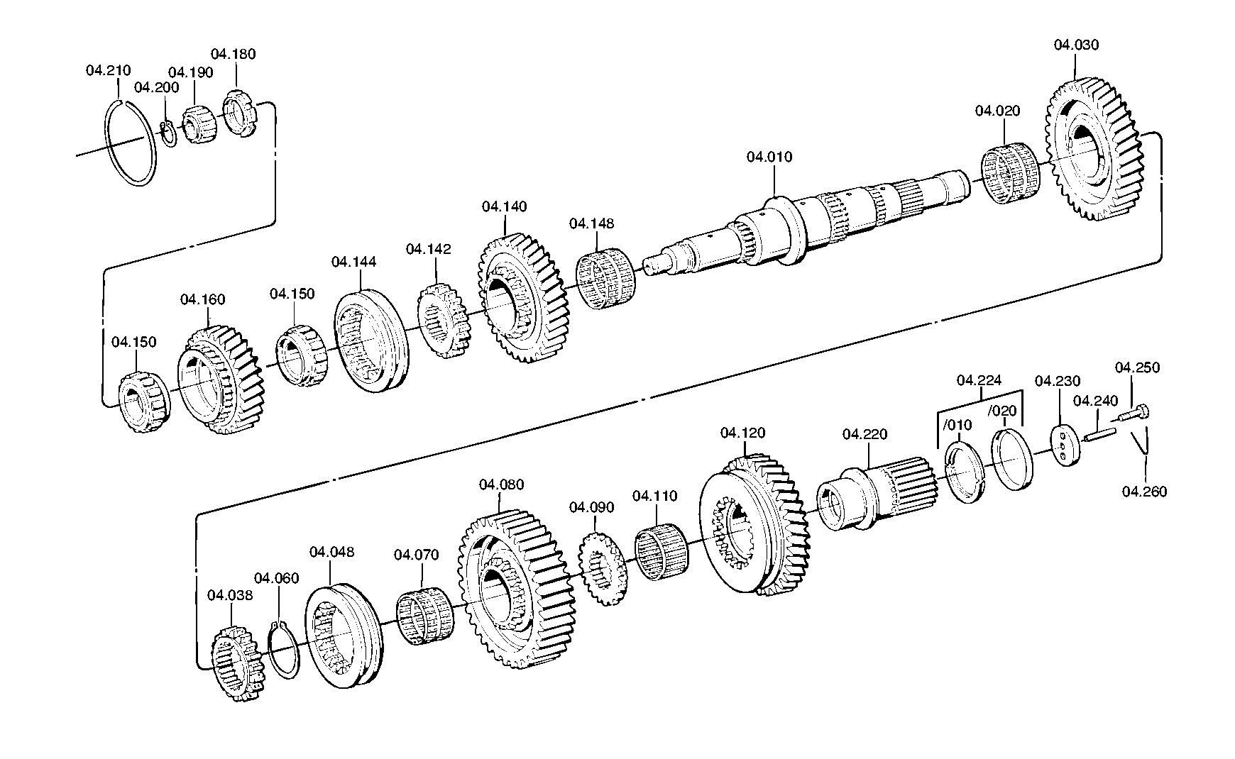 drawing for IVECO 194482 - NEEDLE CAGE