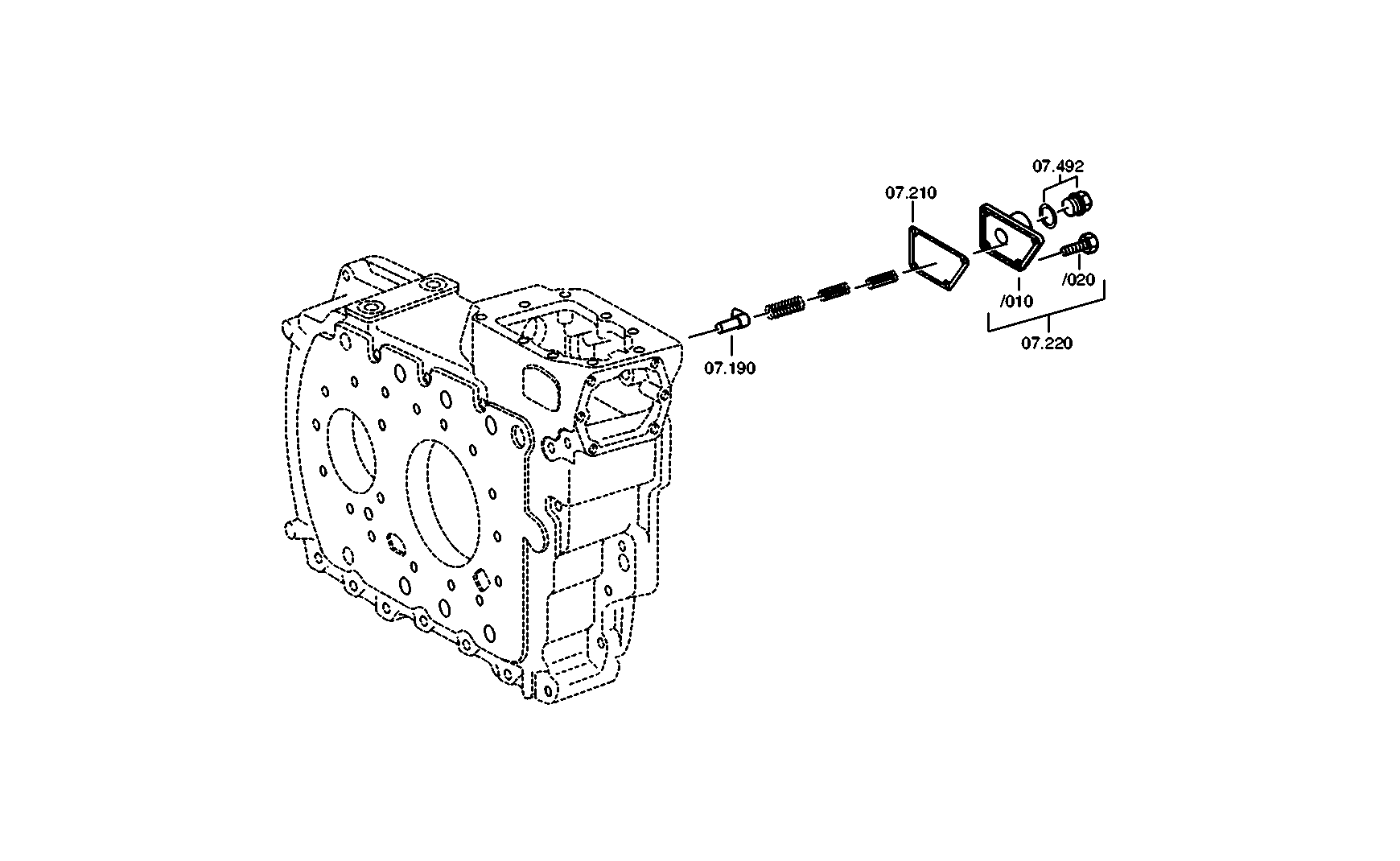 drawing for IVECO 5000289758 - GASKET