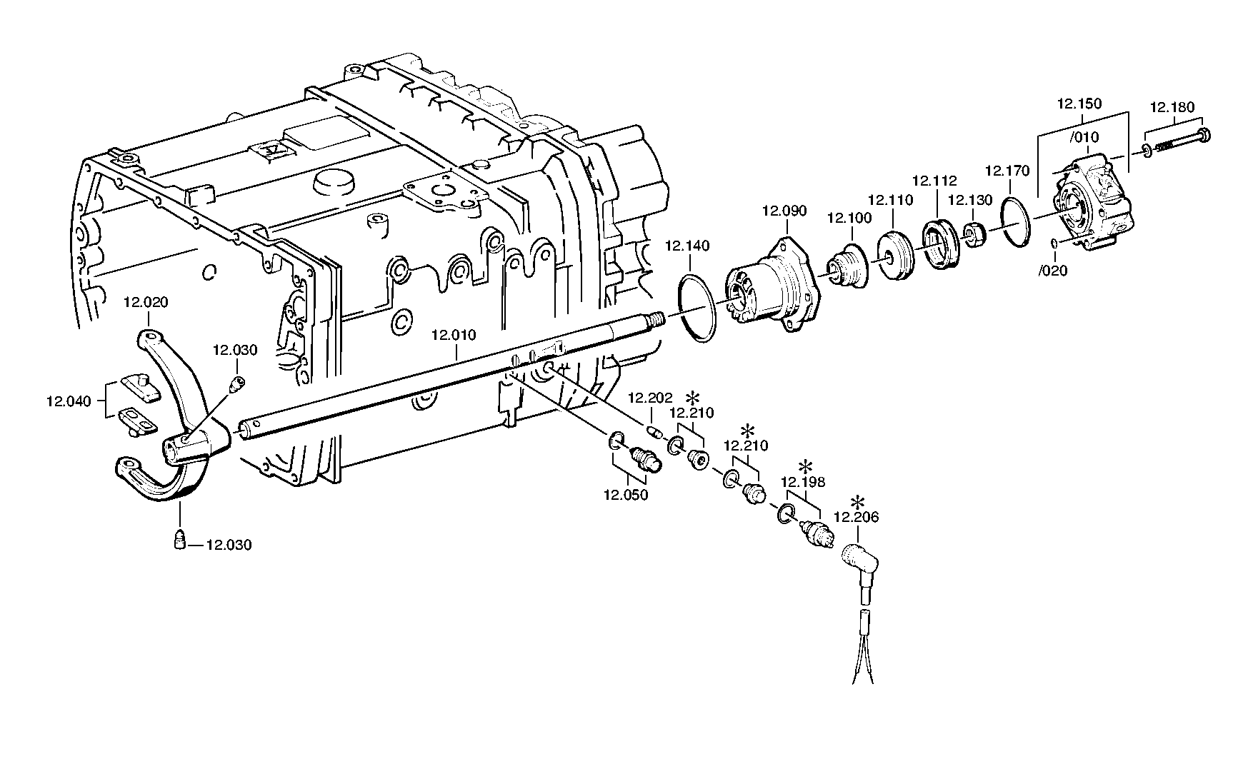 drawing for DAIMLER AG A0012605957 - 5/2 WAY VALVE