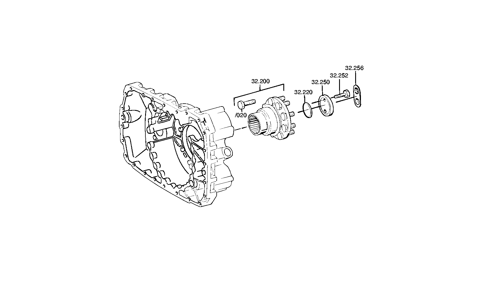 drawing for DAF 692253 - BALL BEARING