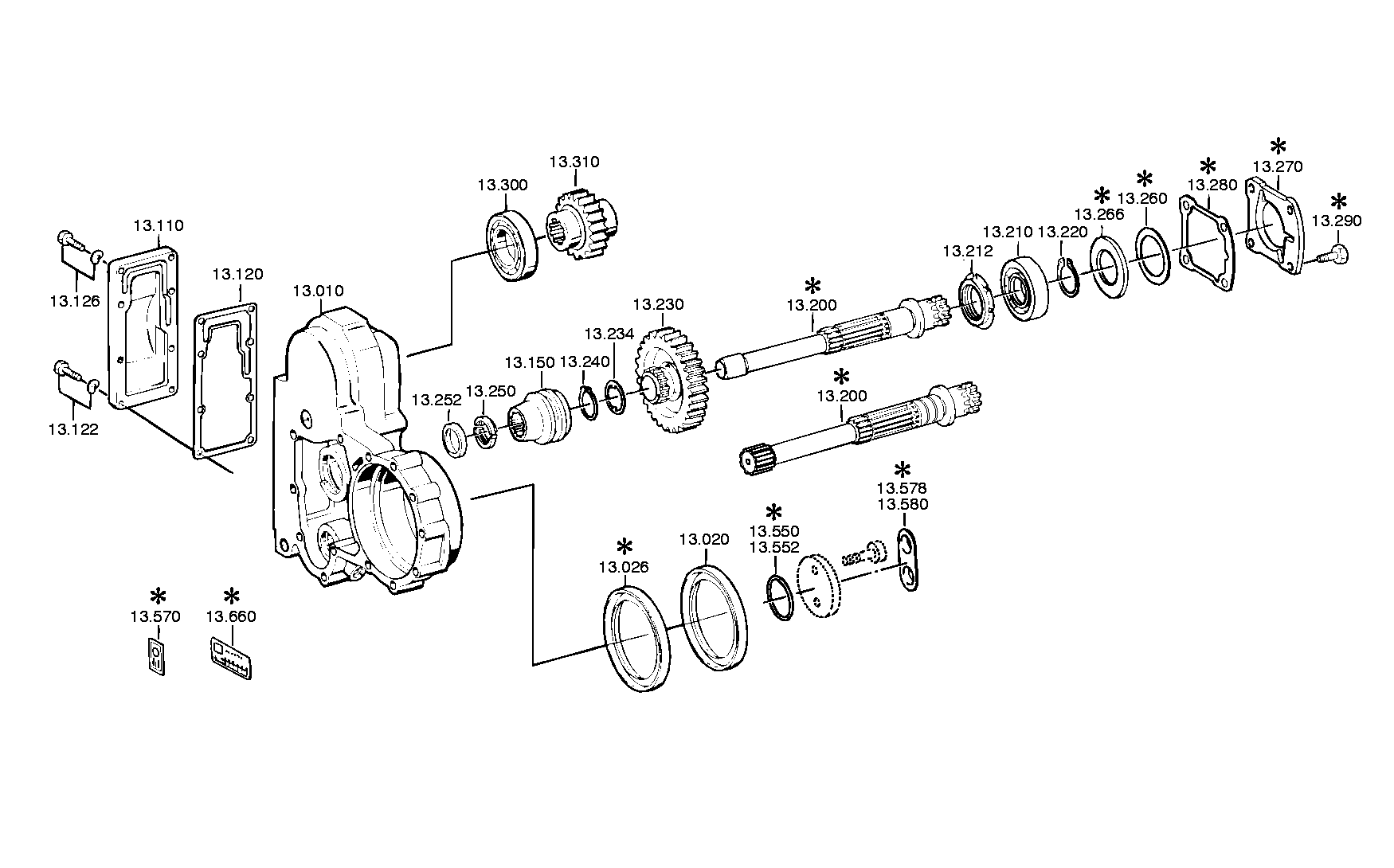 1296213027 ZF INPUT SHAFT | Buyaftermarketparts