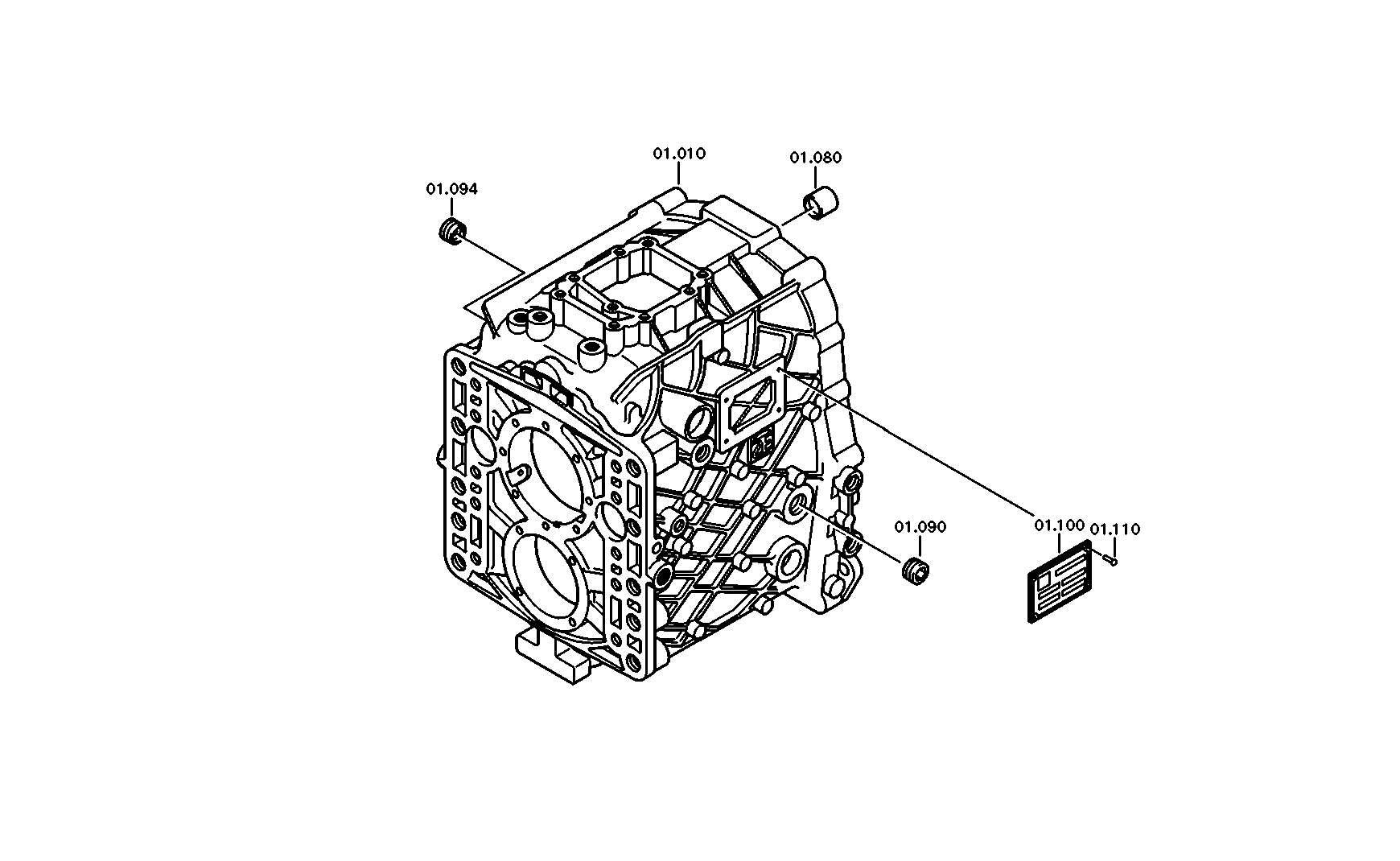 drawing for DAF 1799671 - HOUSING