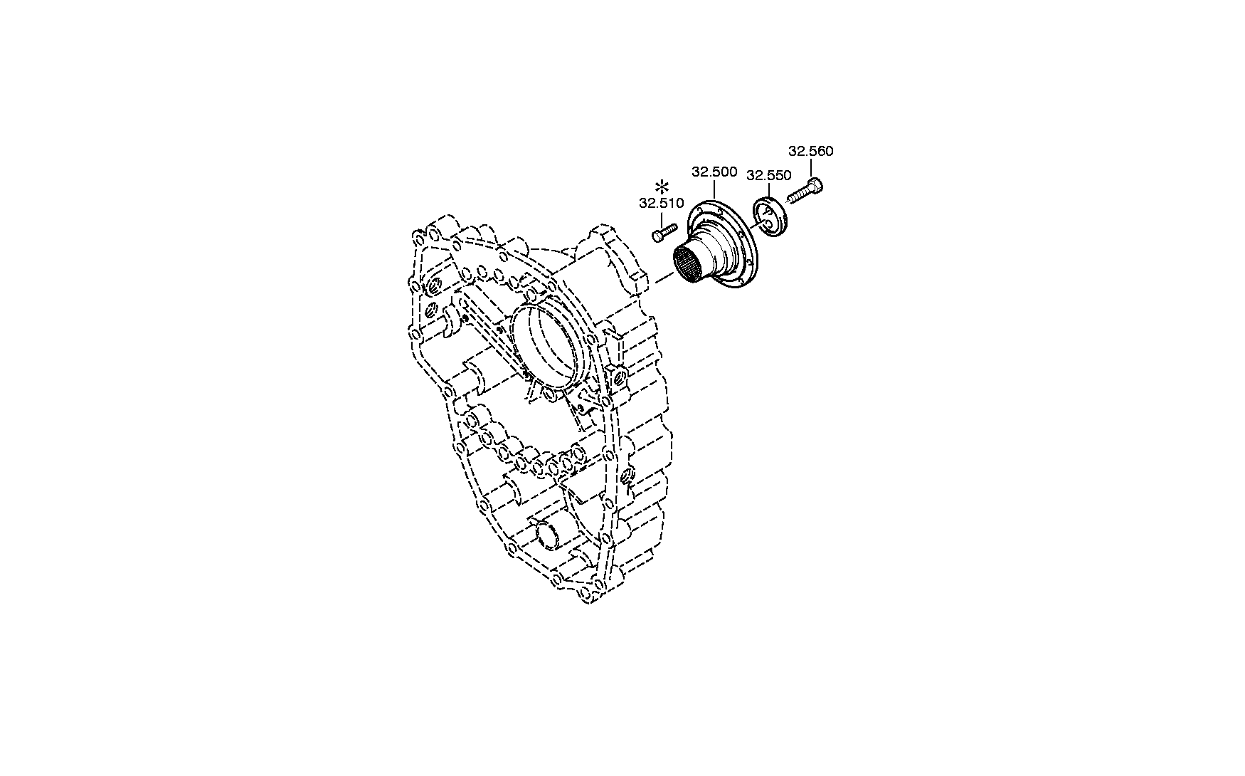 drawing for DAIMLER AG A0002605661 - PLANET CARRIER