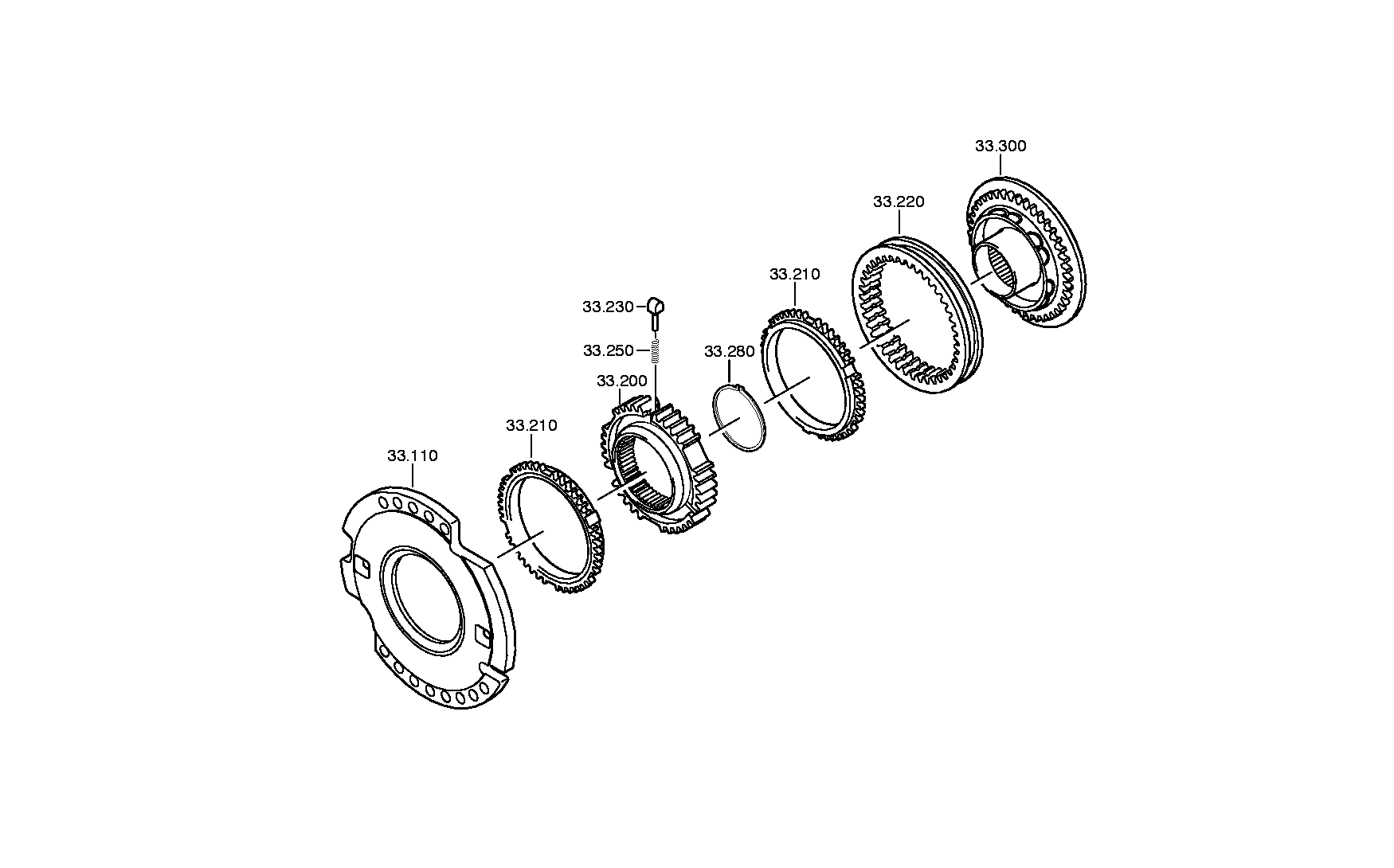 drawing for DAF 1347135 - CLUTCH BODY