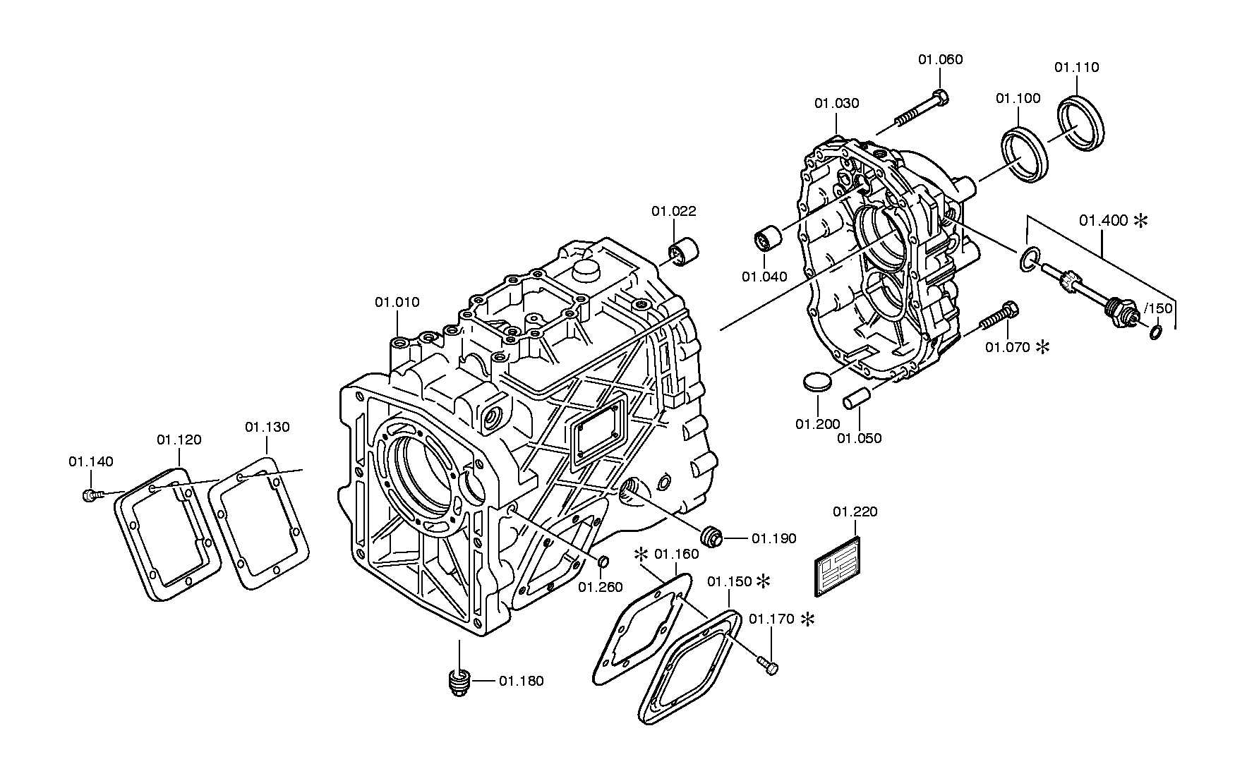 drawing for DAF FBU5116 - SHAFT SEAL