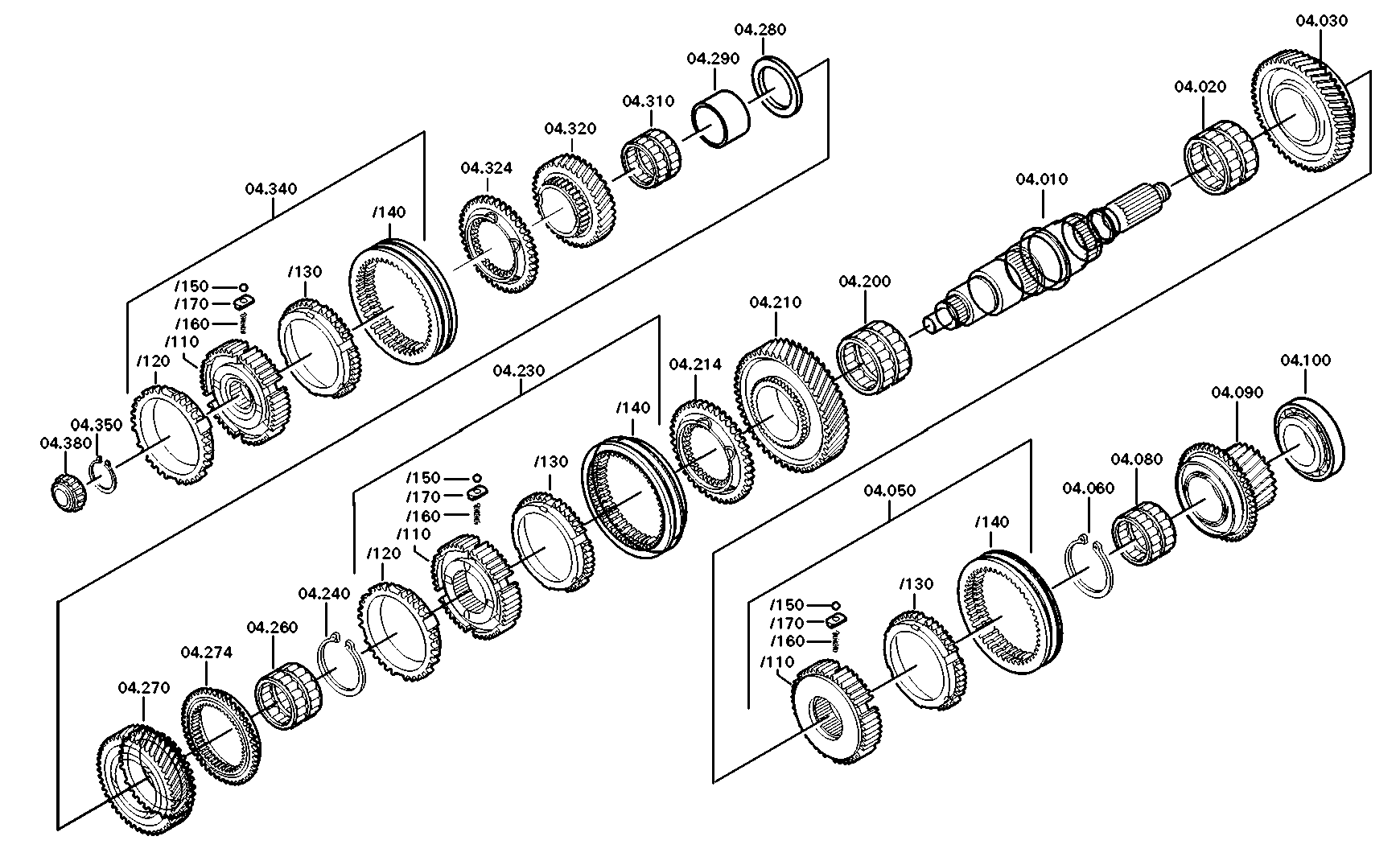 drawing for Manitowoc Crane Group Germany 04155005 - SHAFT SEAL