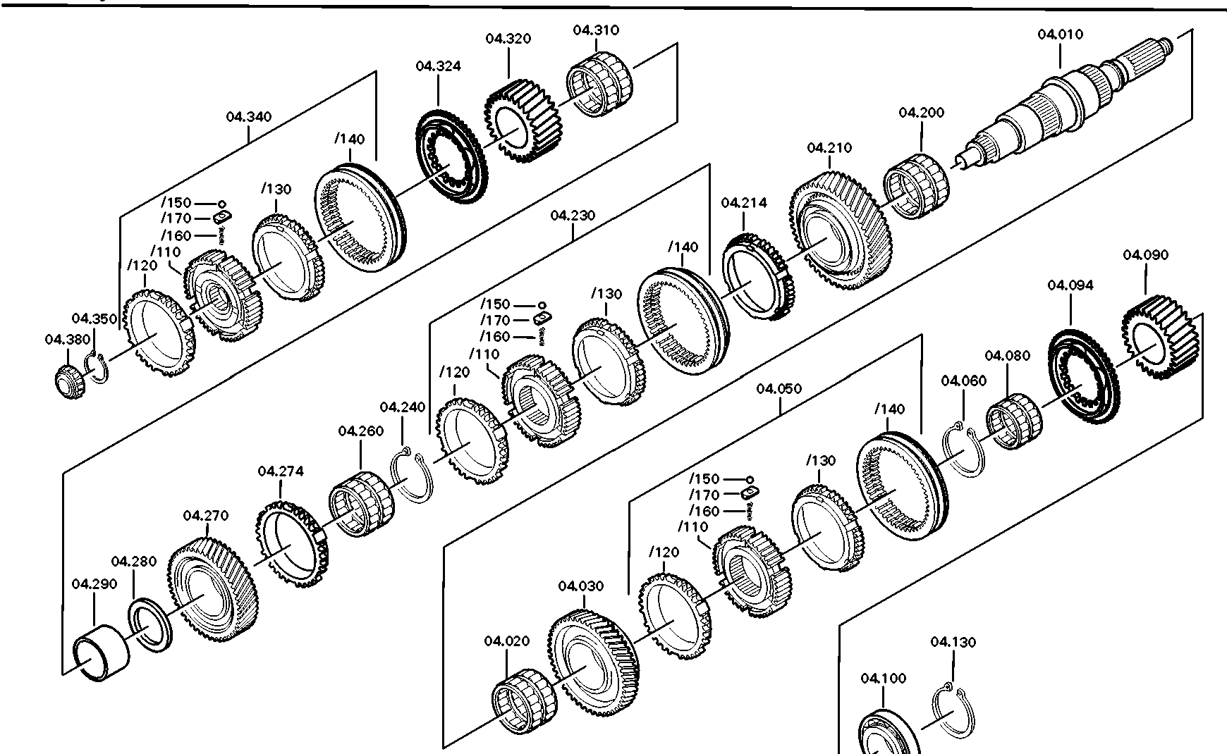 drawing for NISSAN MOTOR CO. 07902683-0 - SYNCHRONIZER