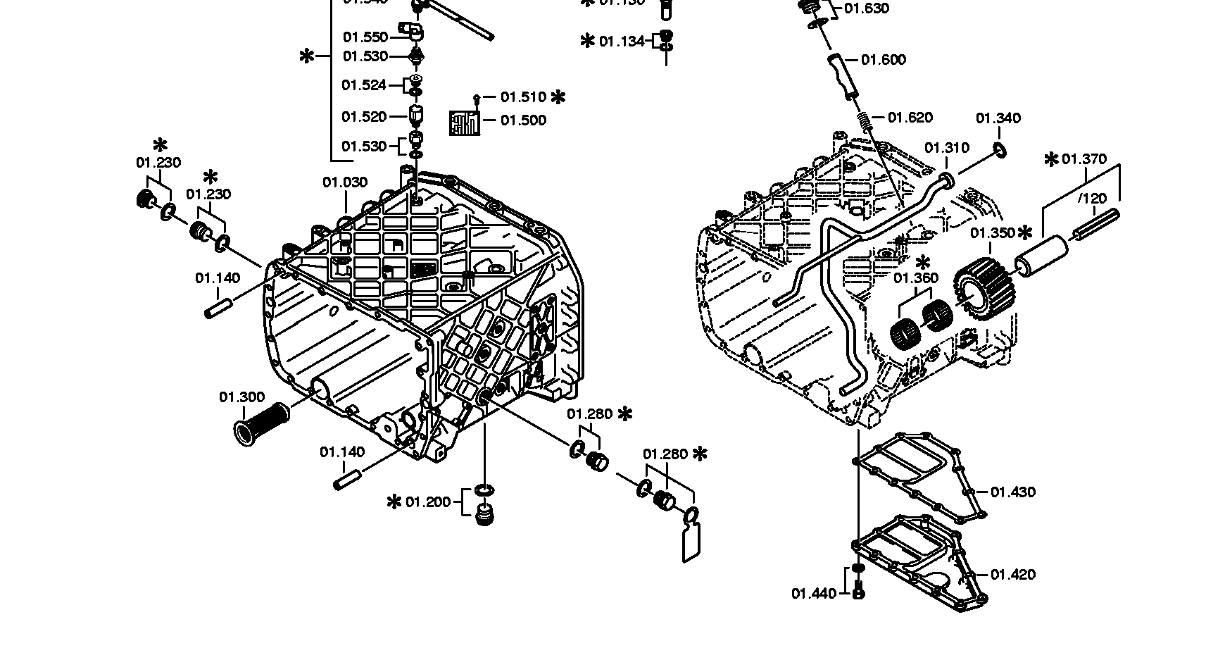 drawing for DAF 1697689 - HOUSING