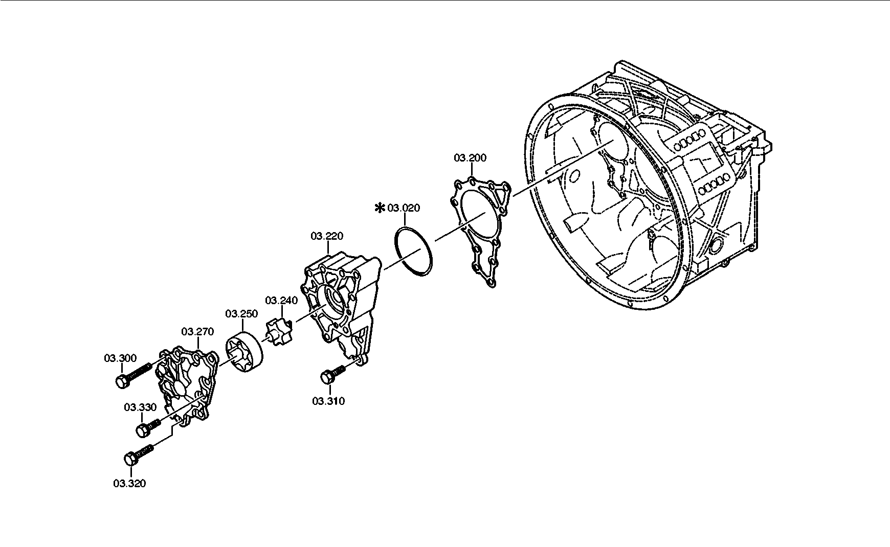 drawing for DAF 1930189 - VORGELEGEWELLE