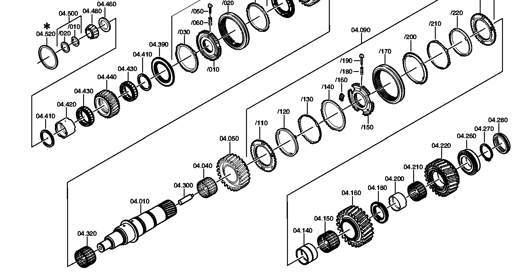 drawing for DAF 69578 - NEEDLE CAGE