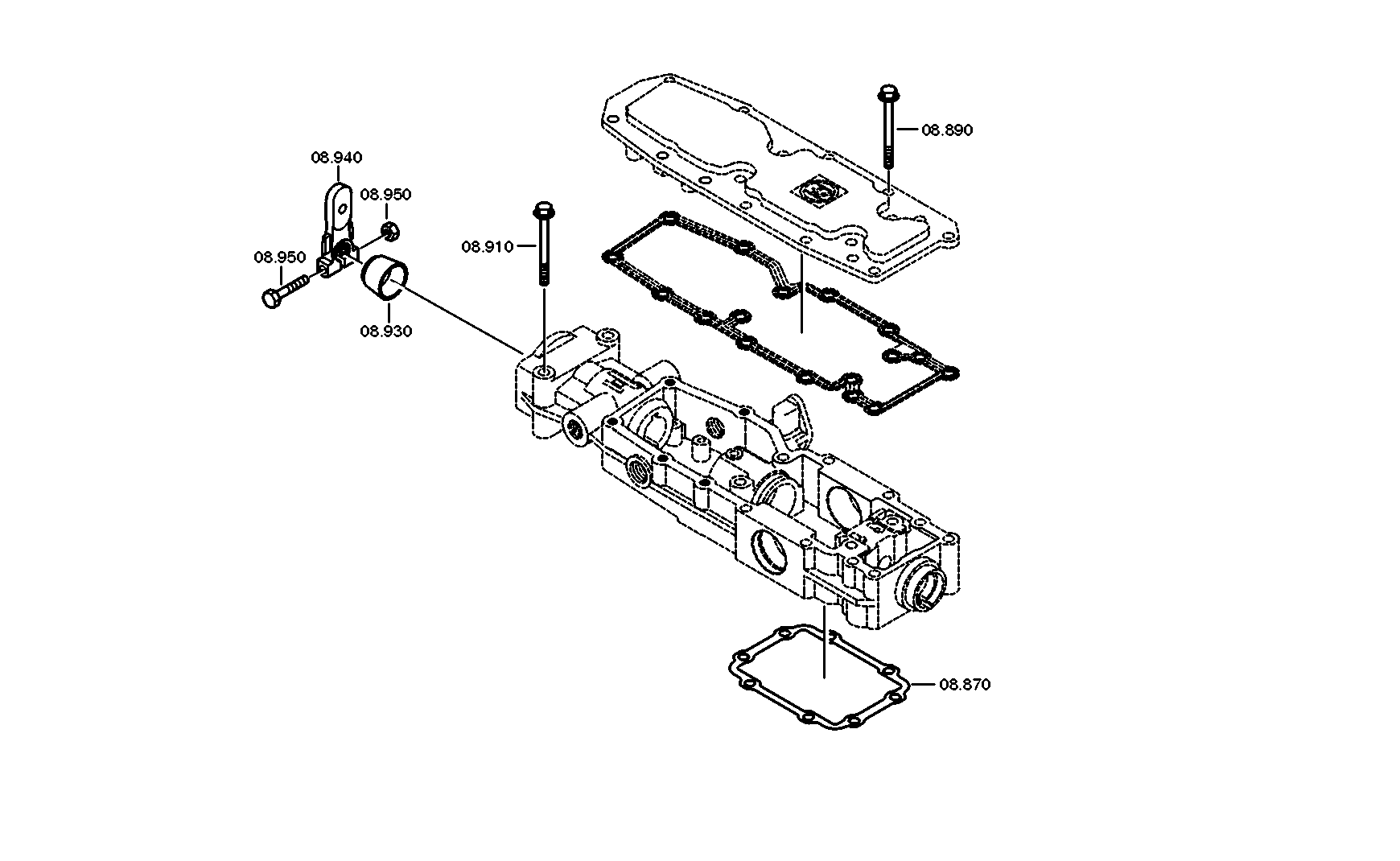 drawing for DAIMLER AG A0002652131 - SHIFT LEVER