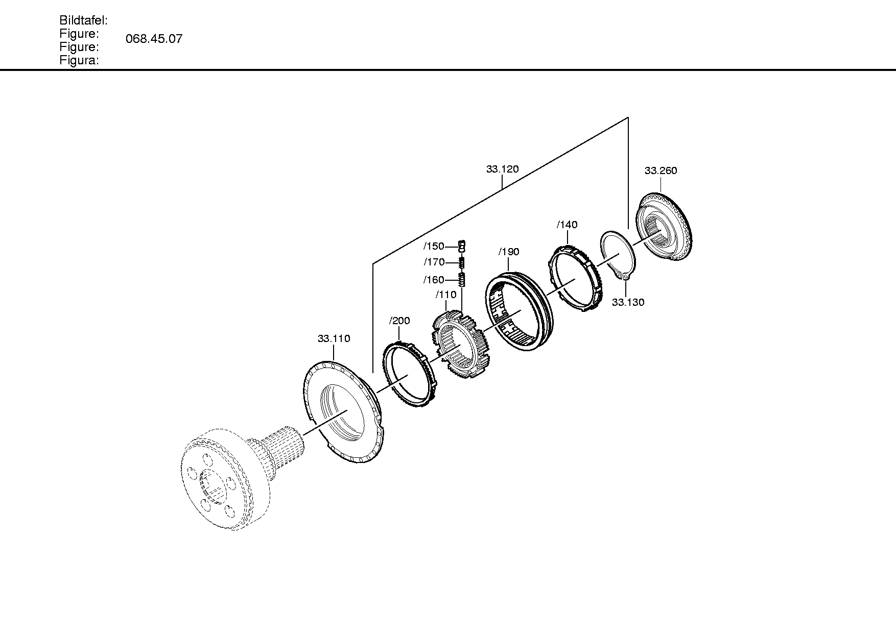 drawing for DAF 1307482 - CLUTCH BODY