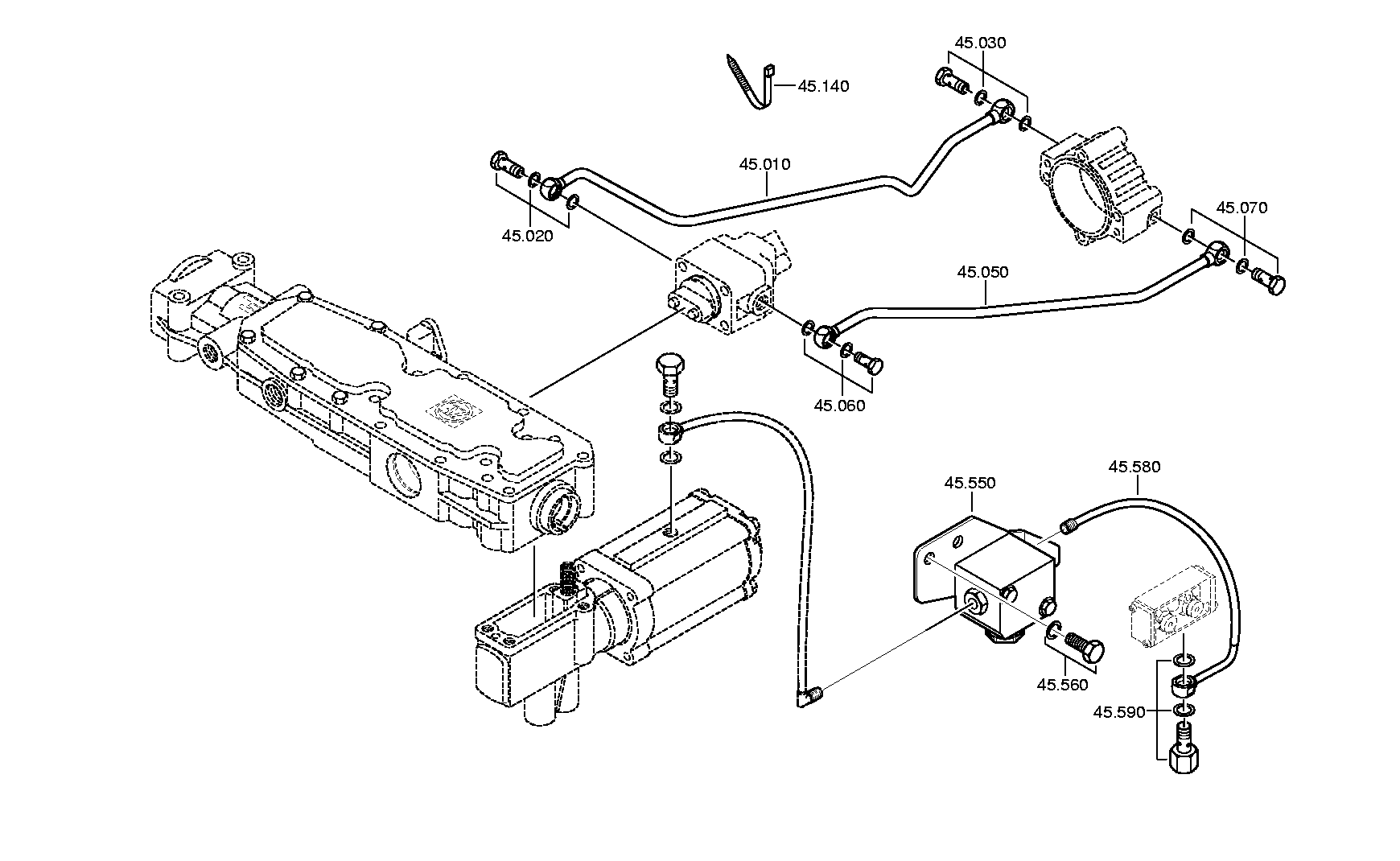 drawing for IVECO 5001856506 - TUBE LINE