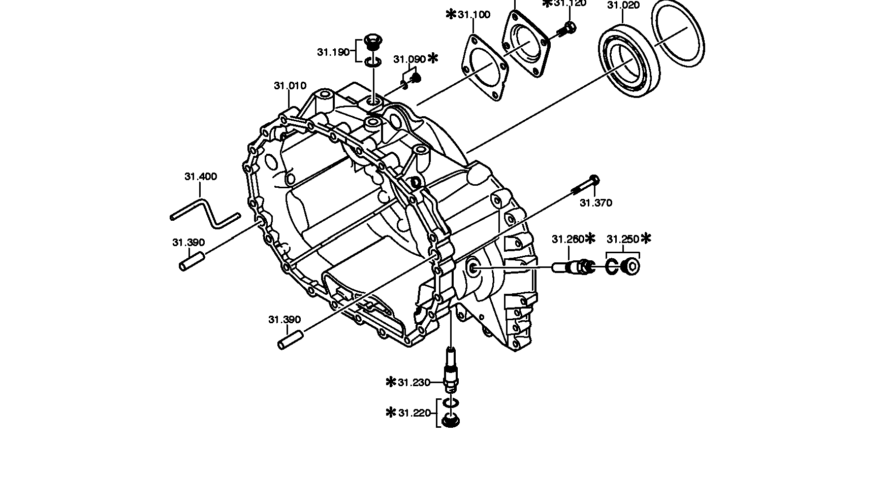 drawing for DAF 1638827 - HOUSING