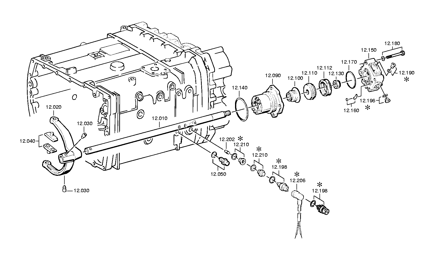 drawing for IVECO 42492464 - 5/2 WAY VALVE