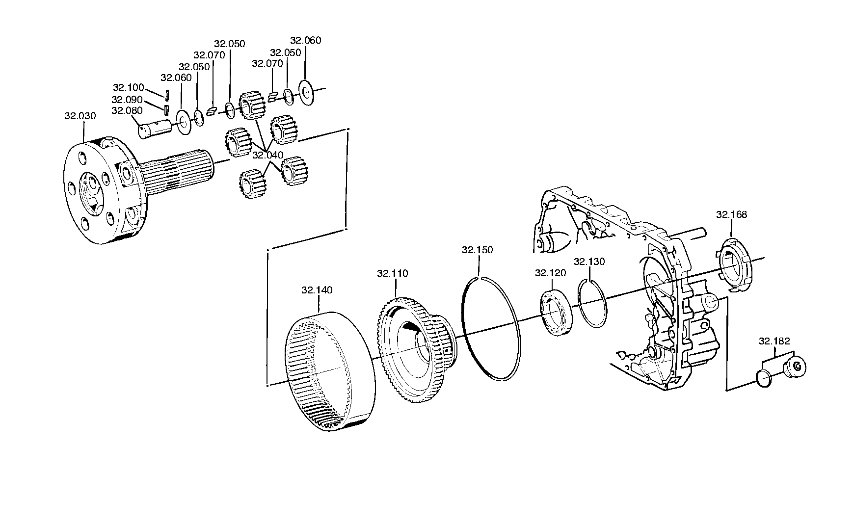 drawing for IVECO 5001850746 - BUSH