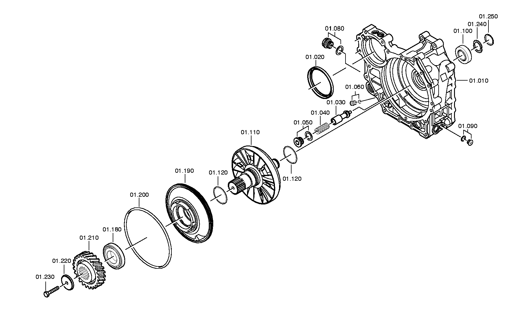 drawing for Hyundai Construction Equipment QZ0750117353 - TAPERED ROLLER BEARING