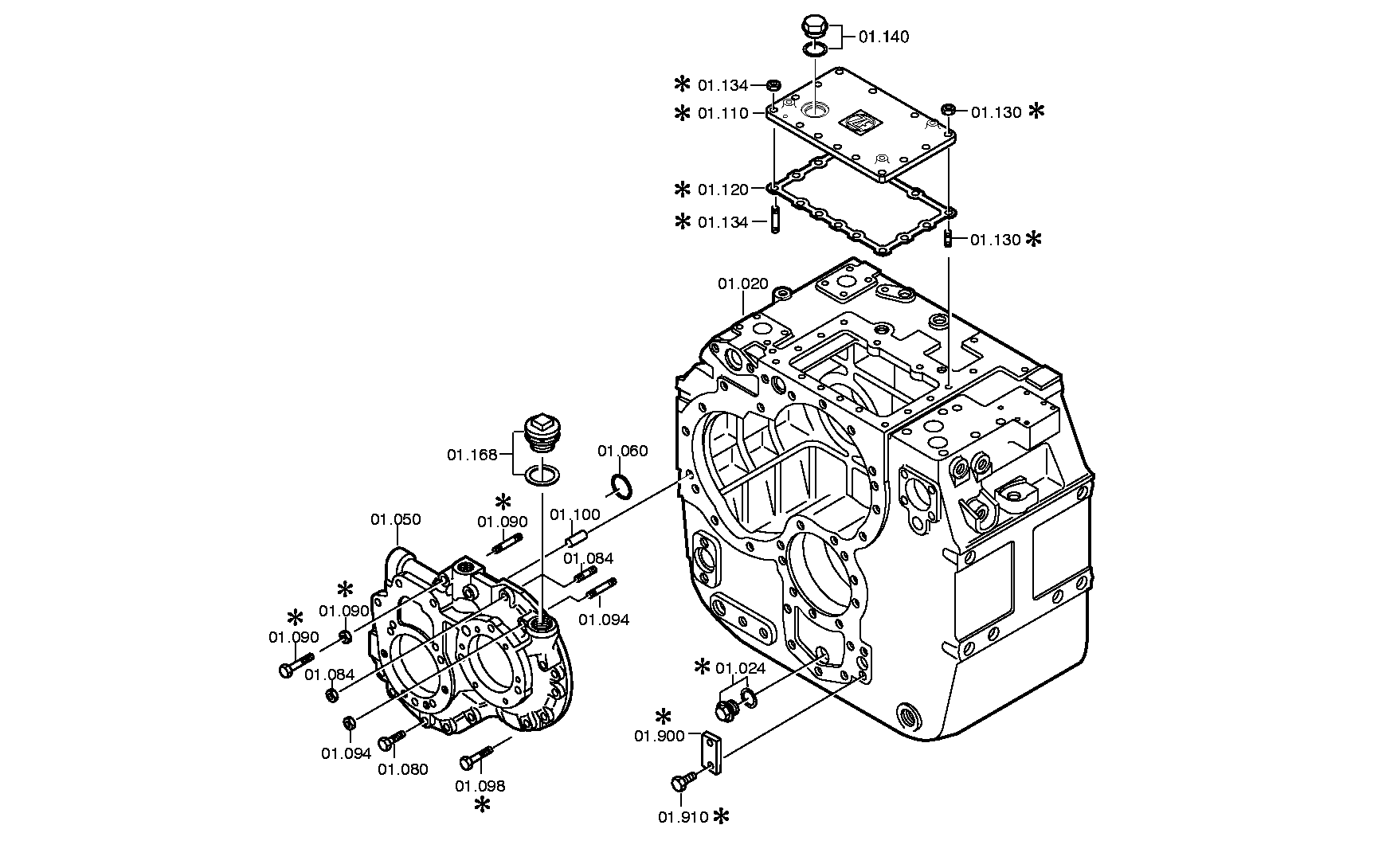 drawing for KYNOS 22160461 - HEXAGON NUT