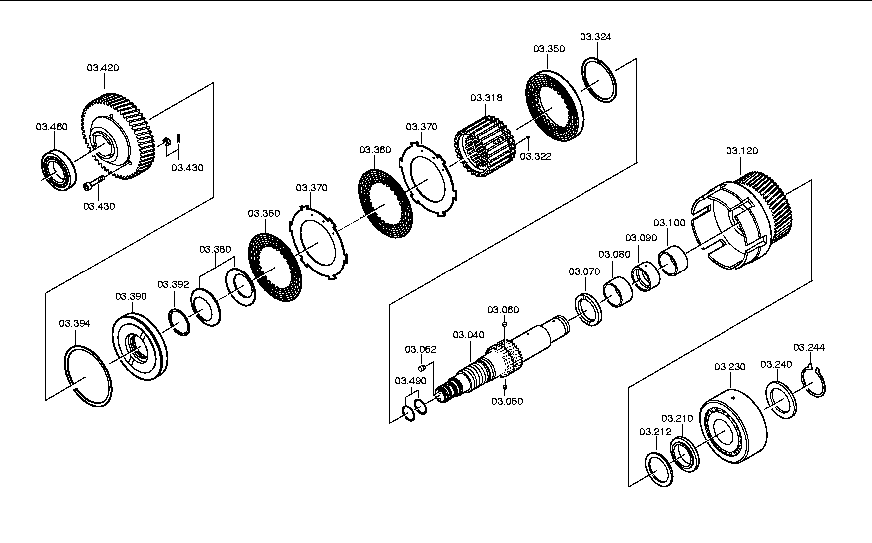 drawing for IVECO 0003224131 - INTERMEDIATE WASHER