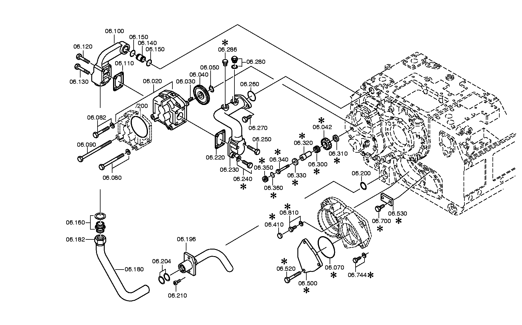 drawing for JOHN DEERE AT335013 - SEALING RING