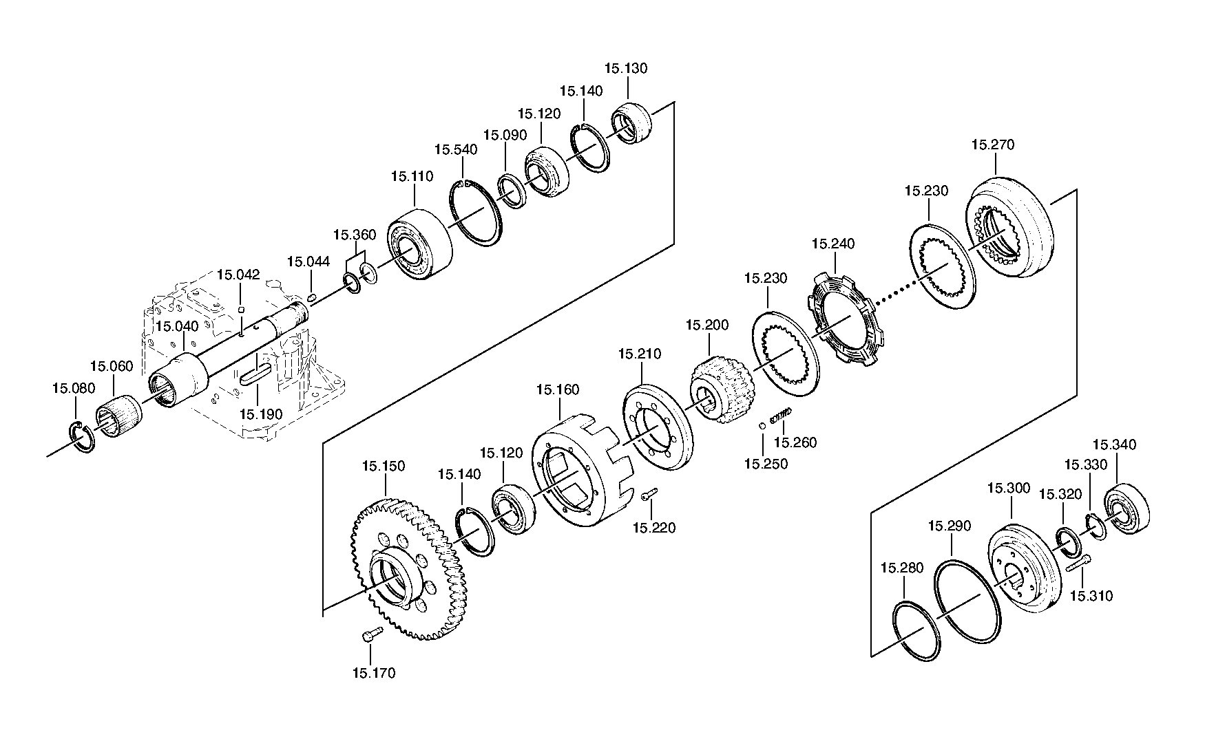 drawing for AGCO F385.103.220.220 - TAPERED ROLLER BEARING