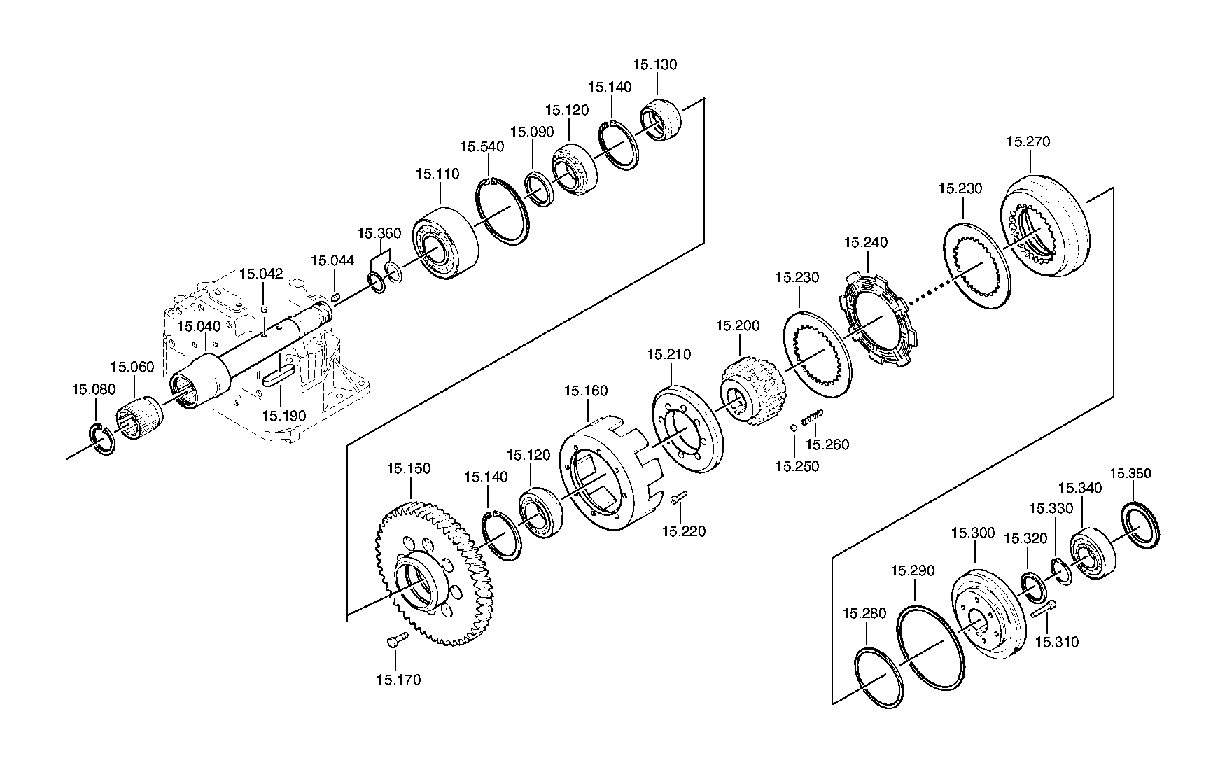 drawing for AGCO F385.103.220.220 - TAPERED ROLLER BEARING