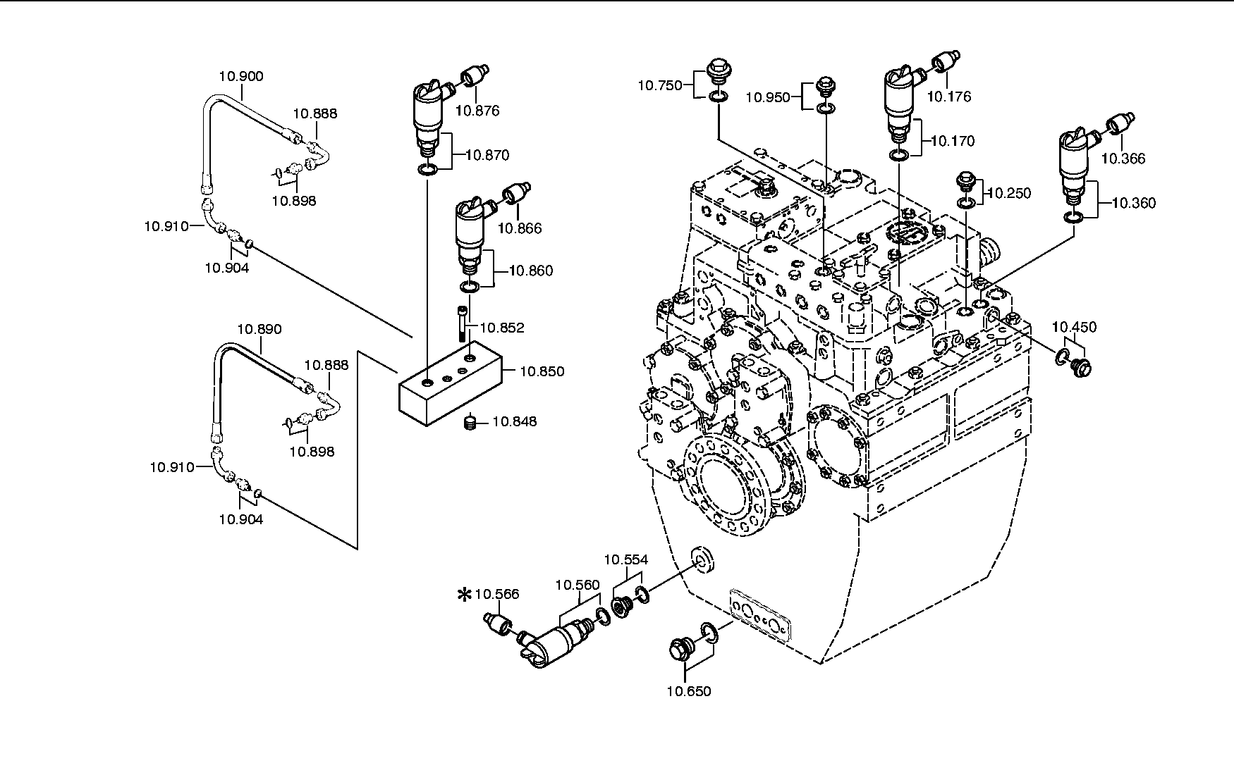 drawing for DAF BUS 1942613 - SCREW PLUG