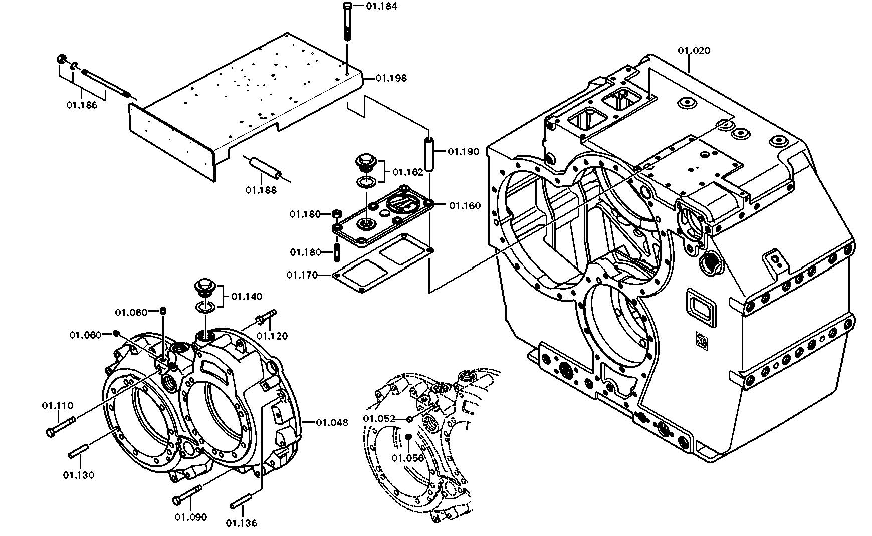 drawing for NISSAN MOTOR CO. 34199-9X404 - HEXAGON NUT