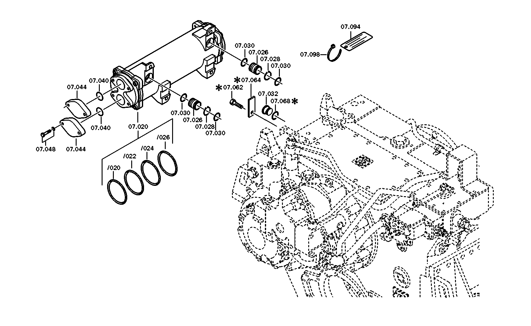 drawing for TEREX EQUIPMENT LIMITED 8000436 - CIRCLIP