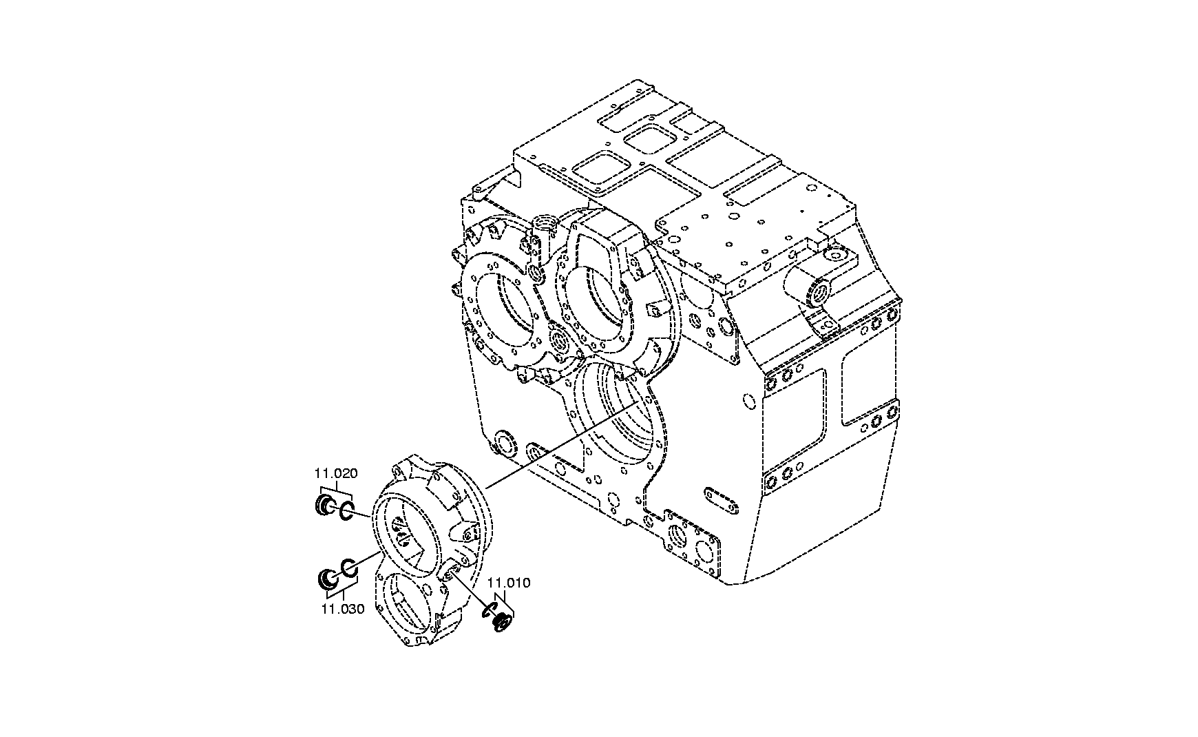 drawing for JOHN DEERE TTZF140098 - SEALING RING