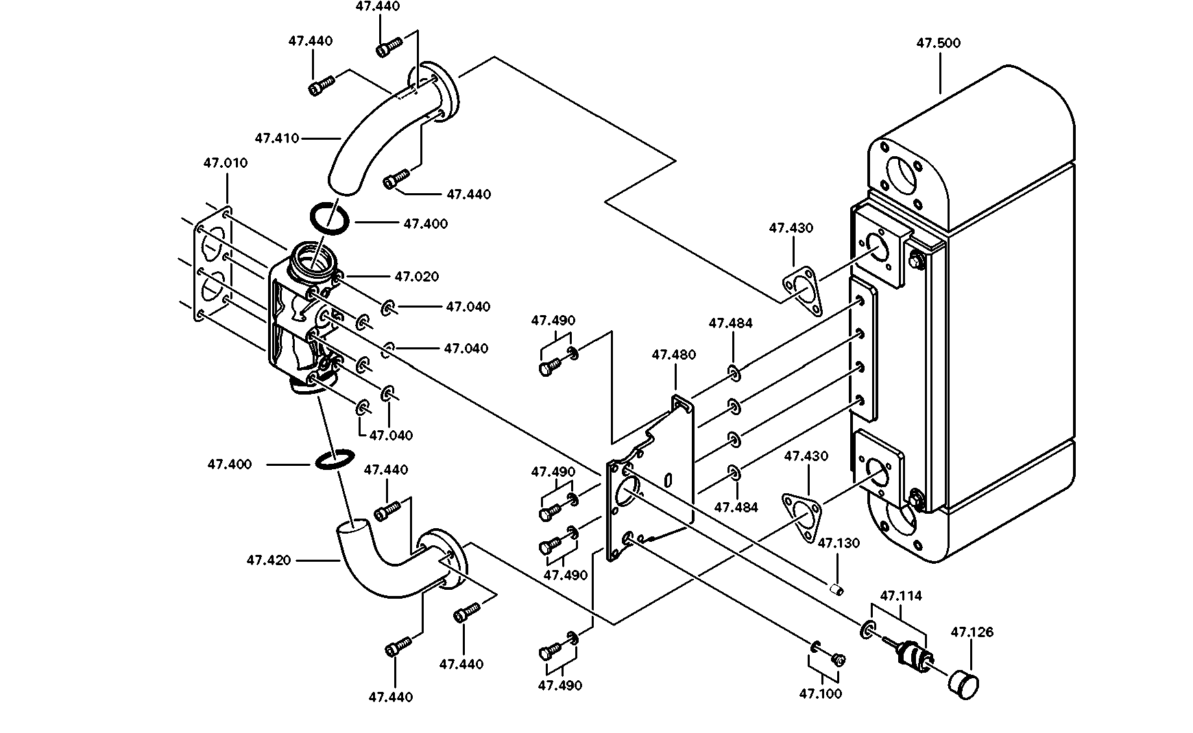 drawing for MTU, FRIEDRICHSHAFEN XP00G30100041 - TUBE