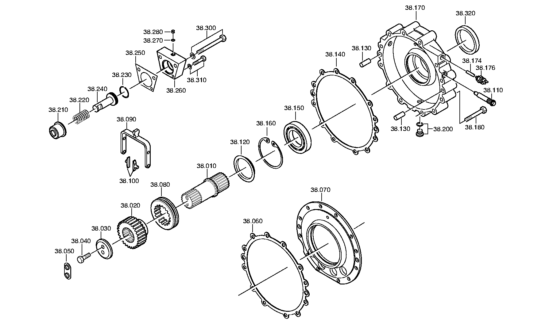 Technical drawing of DAF 698225 SHAFT SEAL with dimensions and layout (figure 3)