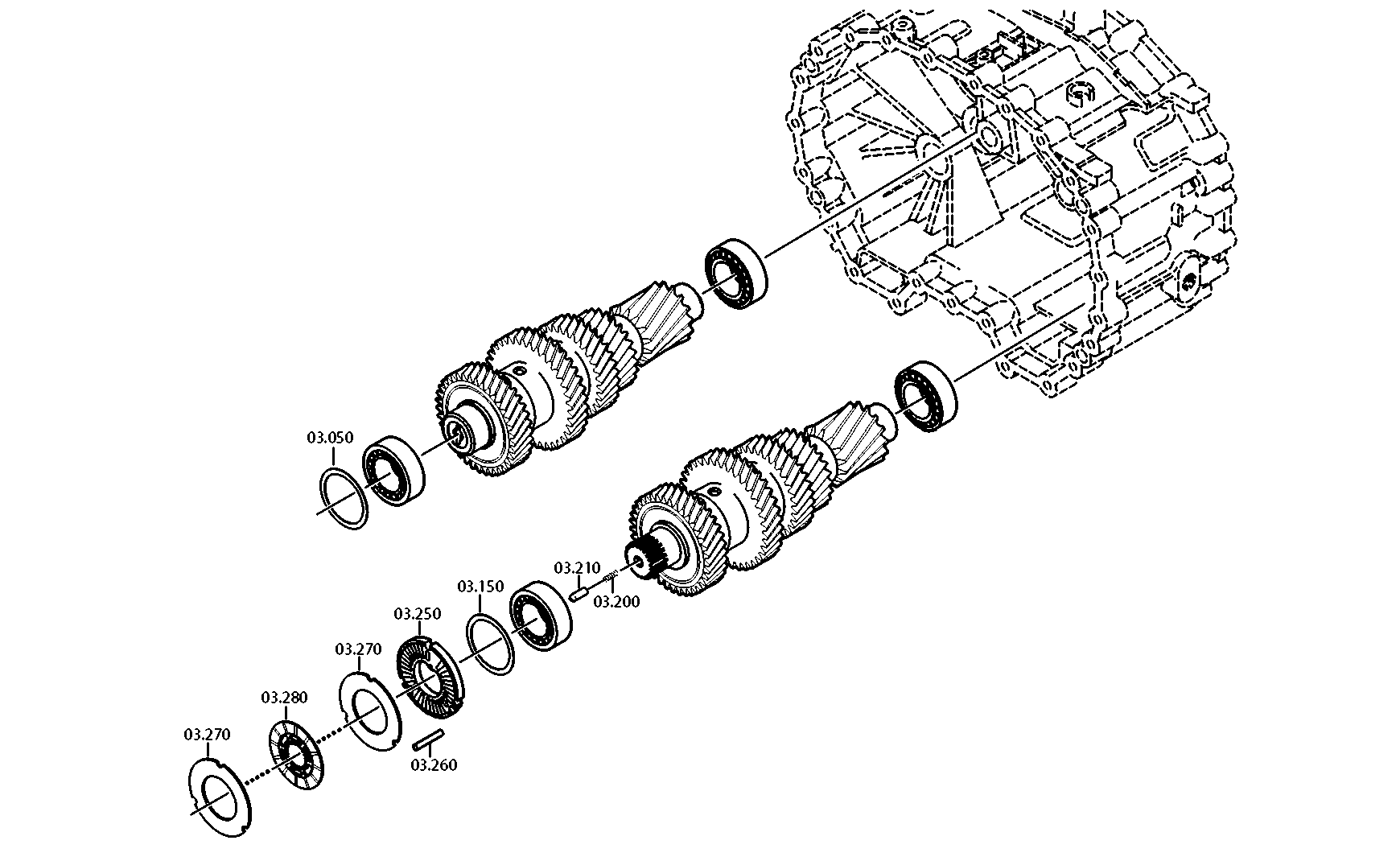 drawing for DAIMLER AG A0002658102 - GEAR SHIFT FORK